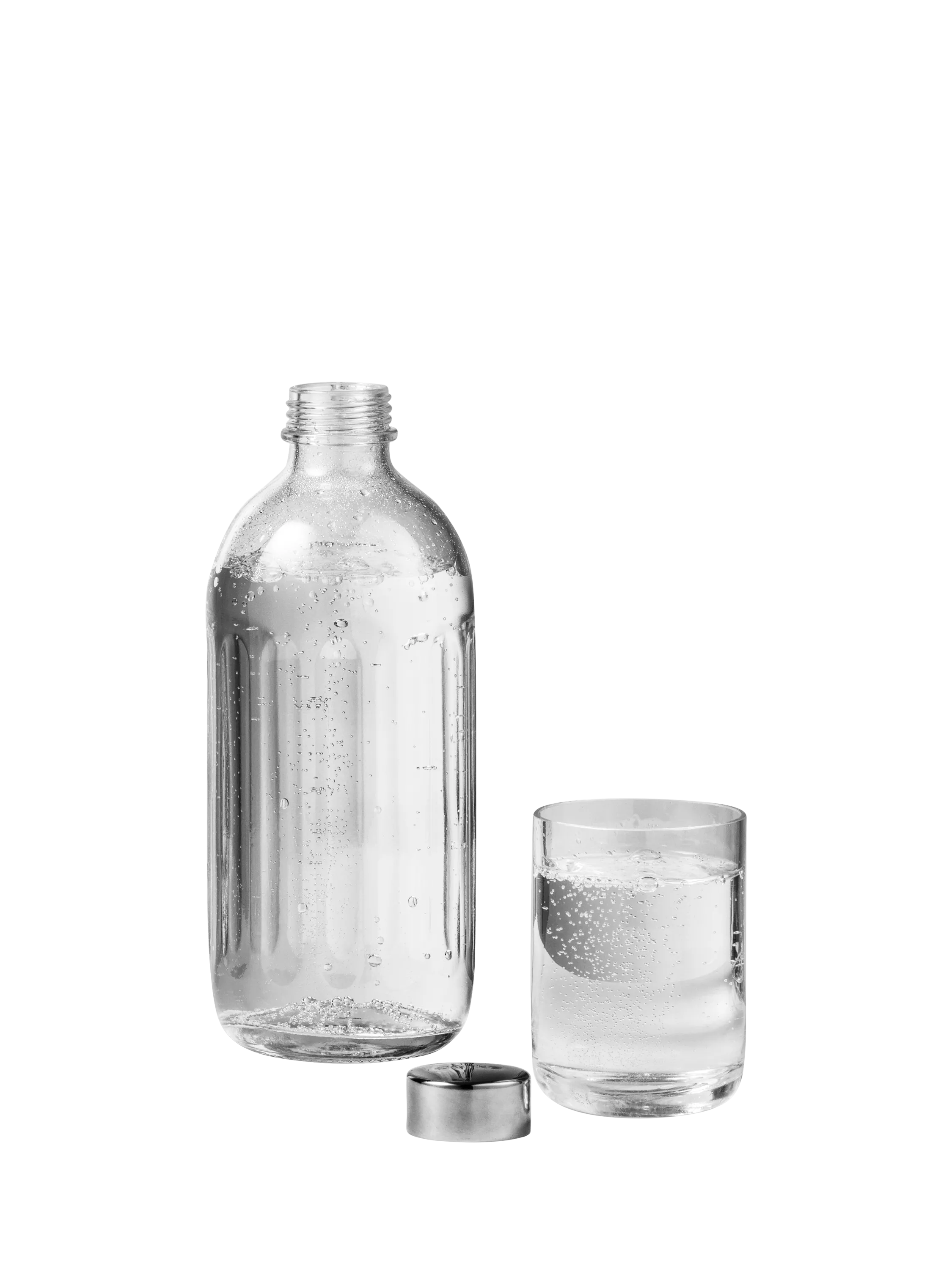 Aarke glass bottle 800ml clear for Carbonator Pro, UK version
