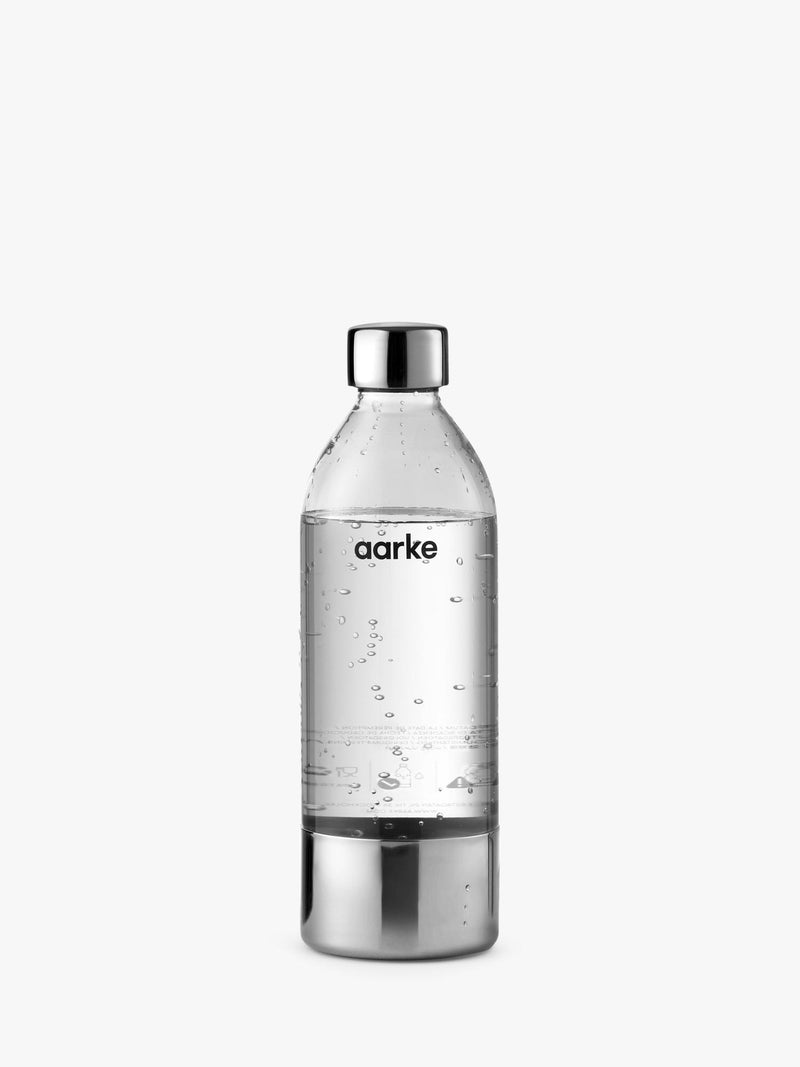 Aarke PET and stainless steel carbonator bottle, 1L - British product