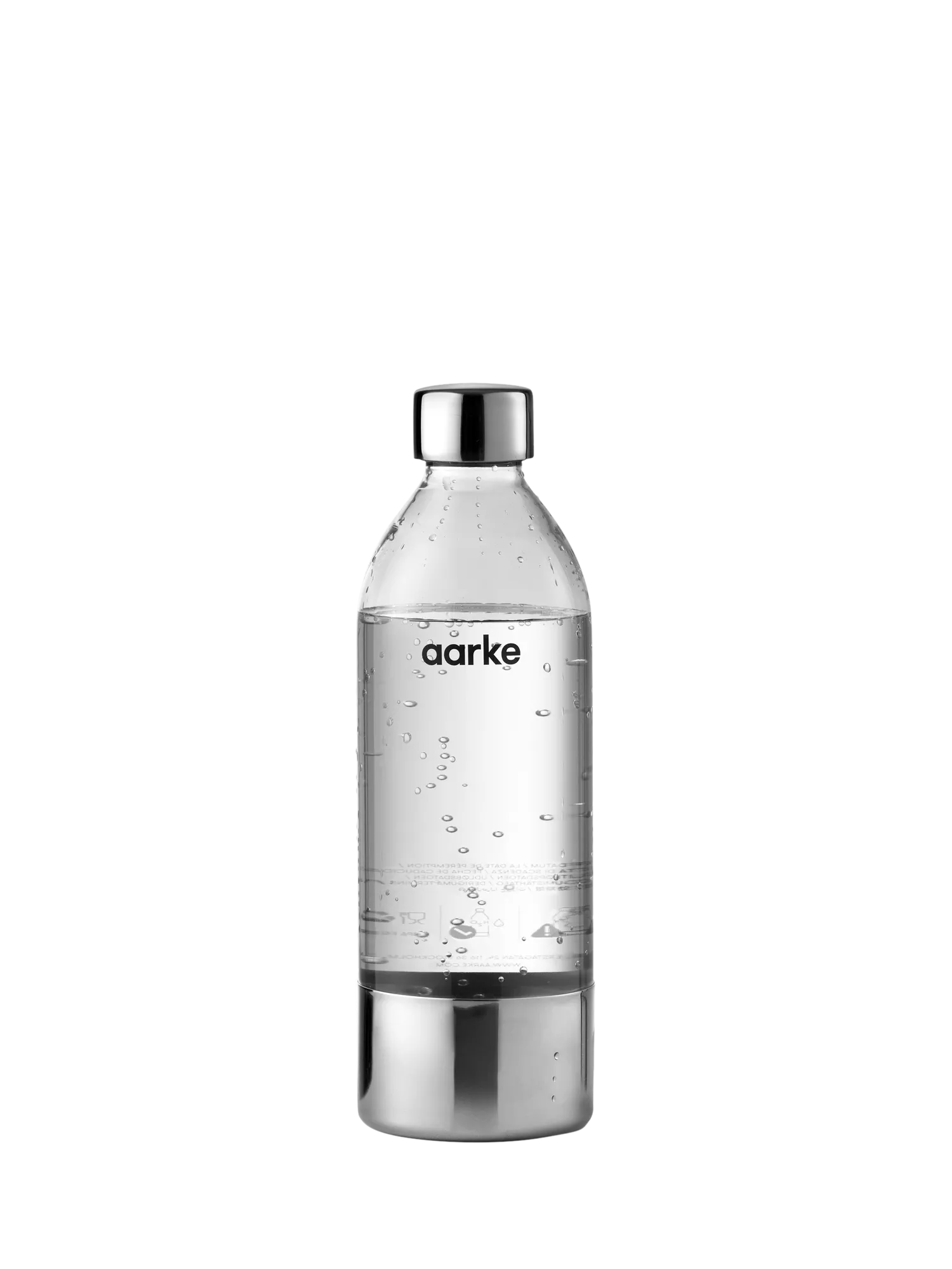 Aarke PET and stainless steel carbonator bottle, 1L - British product