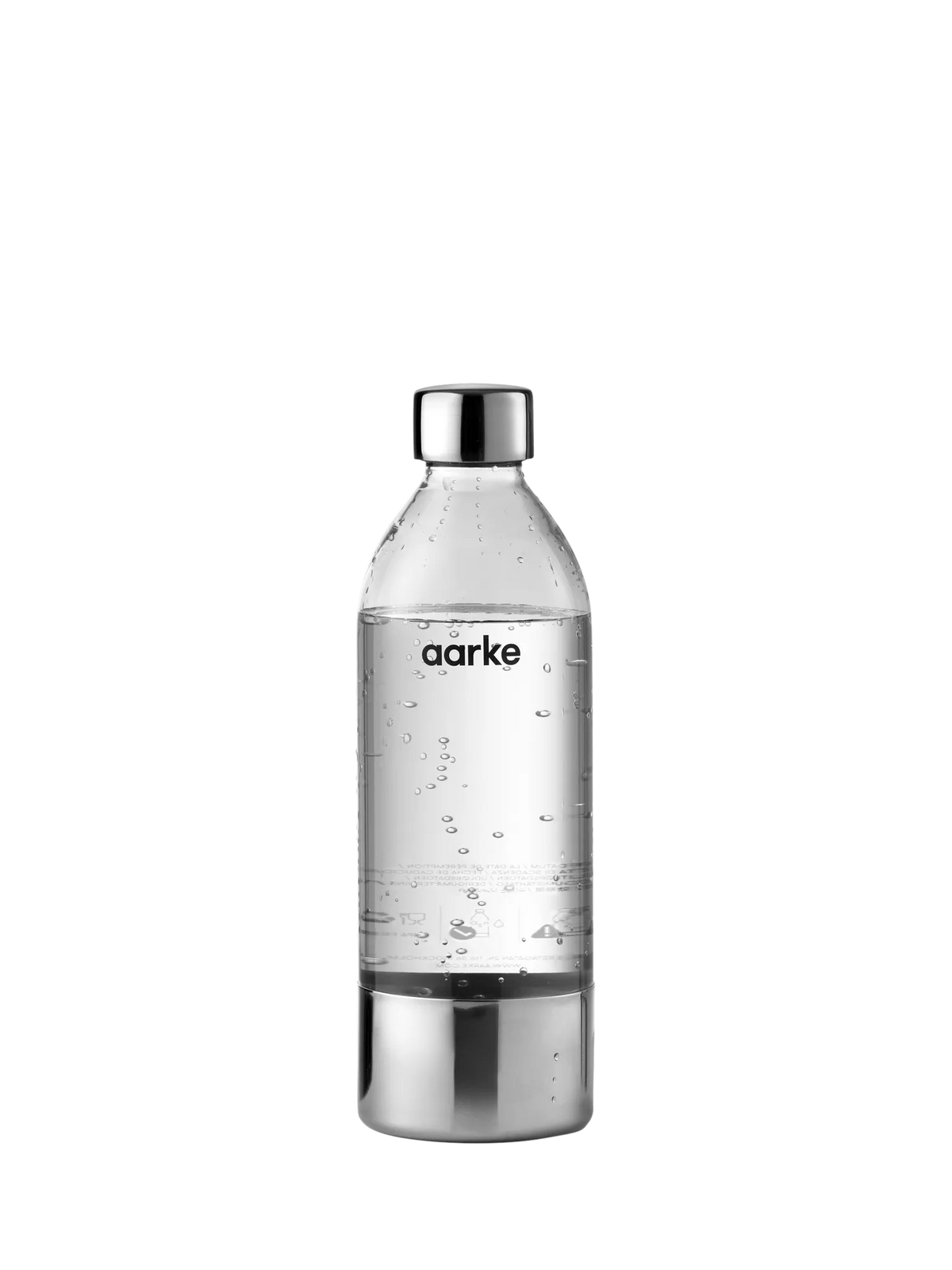 Aarke PET and stainless steel carbonator bottle, 1L - British product