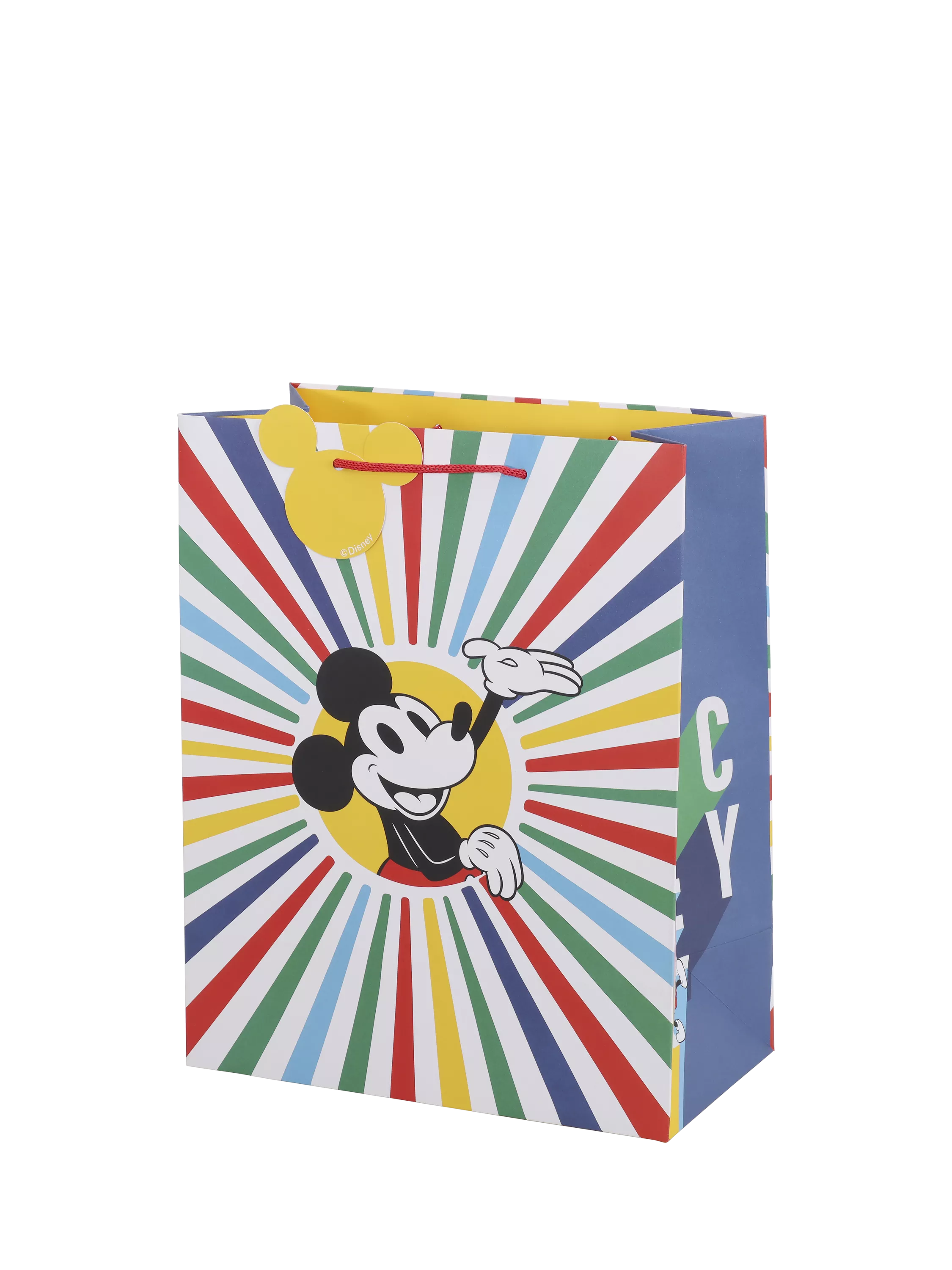 Disney Mickey Mouse rainbow gift bag medium (British brand)
