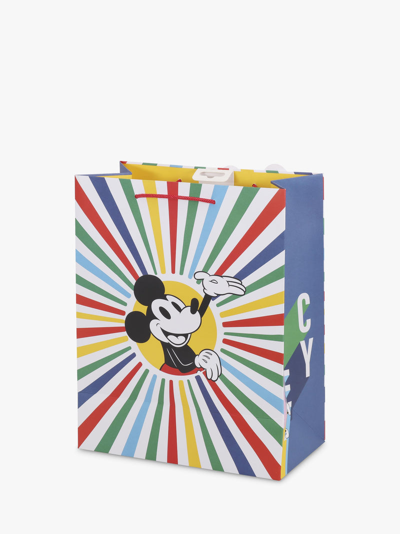 Disney Mickey Mouse rainbow gift bag medium (British brand)