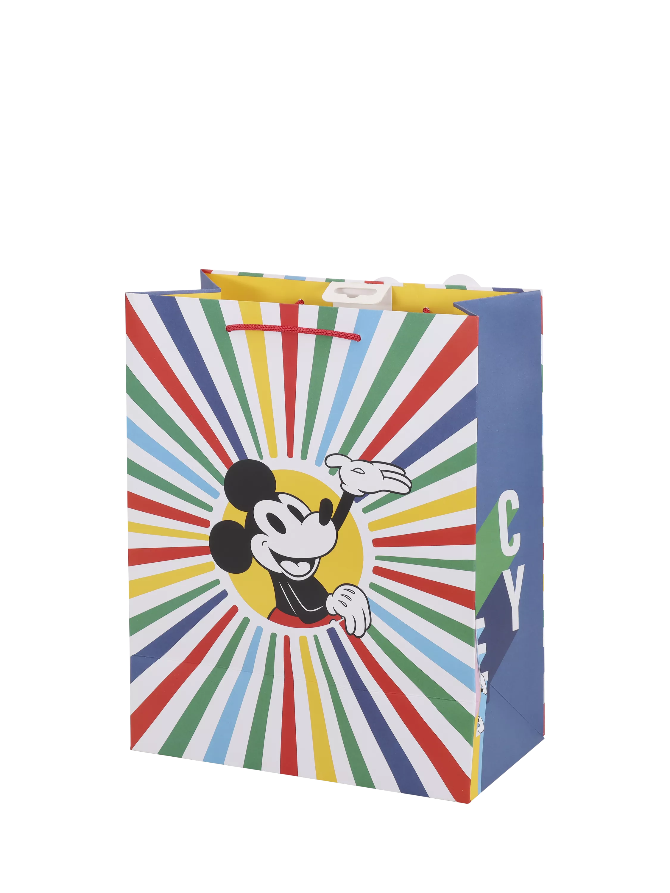 Disney Mickey Mouse rainbow gift bag medium (British brand)