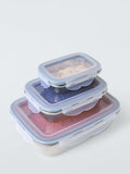 John Lewis x Deliciously Ella stainless steel food storage set, 3 sizes - British product