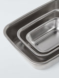 John Lewis x Deliciously Ella stainless steel food storage set, 3 sizes - British product