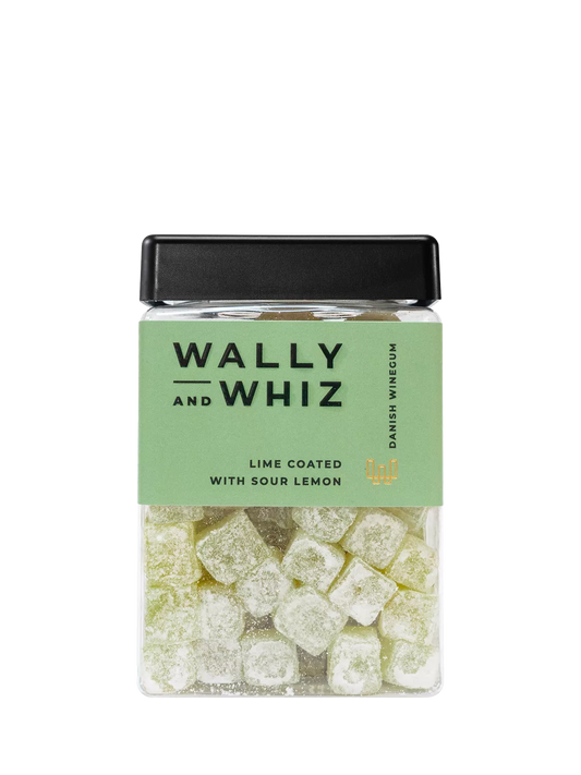 Wally and Whiz Lime & Sour Lemons Winegums, 240g