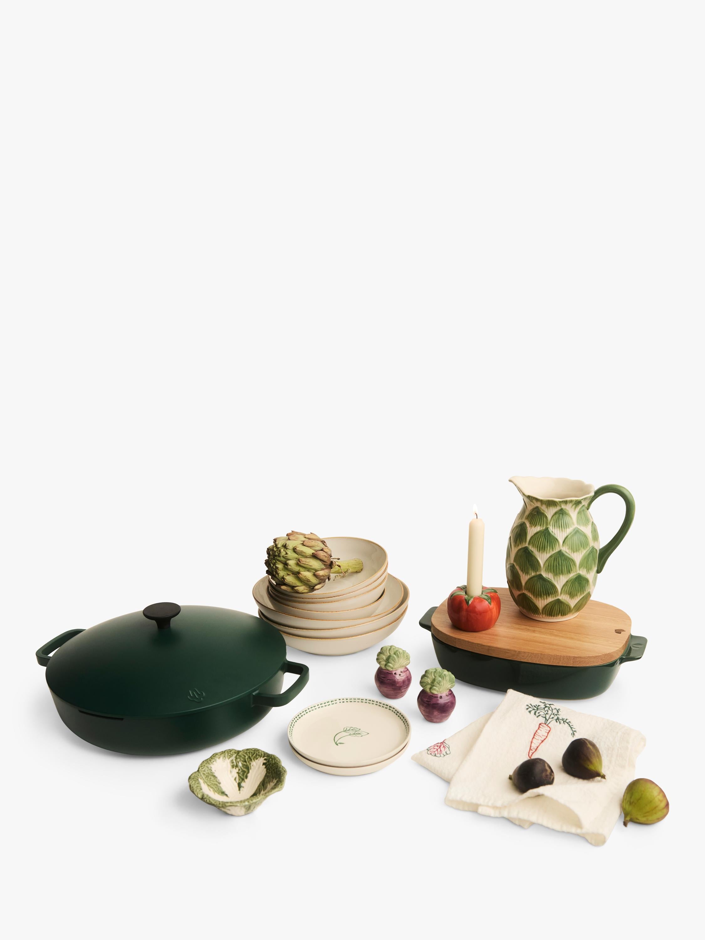 John Lewis X Deliciously Ella green roaster 26cm imported from the UK