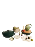 John Lewis Deliciously Ella stoneware roaster green 32cm, imported from the UK