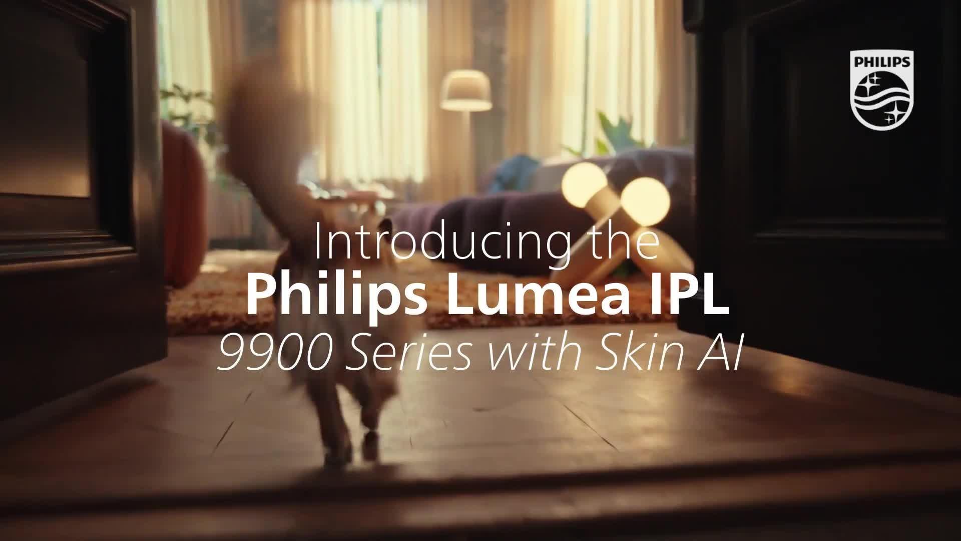 Philips Lumea 9900 IPL hair removal device rose gold (British brand)