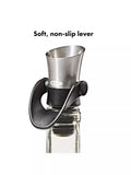 OXO wine stopper and pourer stainless steel, imported from the UK