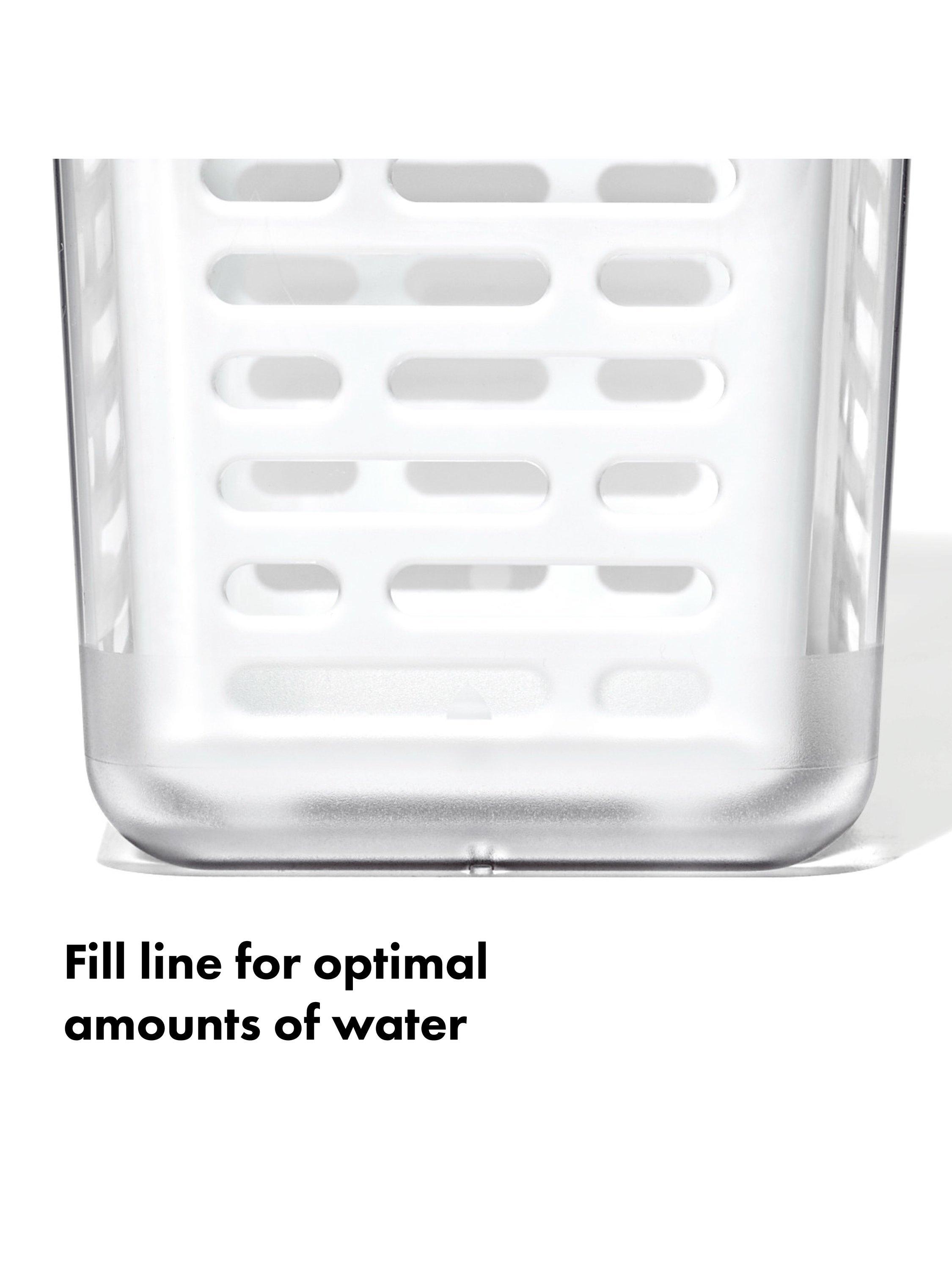OXO Herb Keeper white clear kitchen storage (British brand)