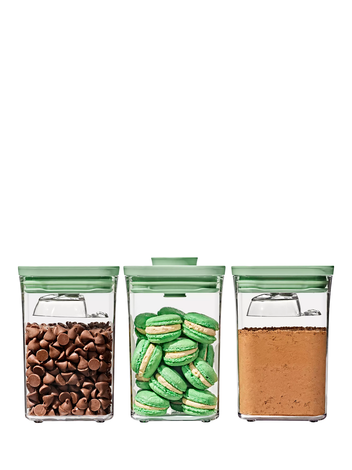 OXO POP storage containers set of 3 1L (British brand)