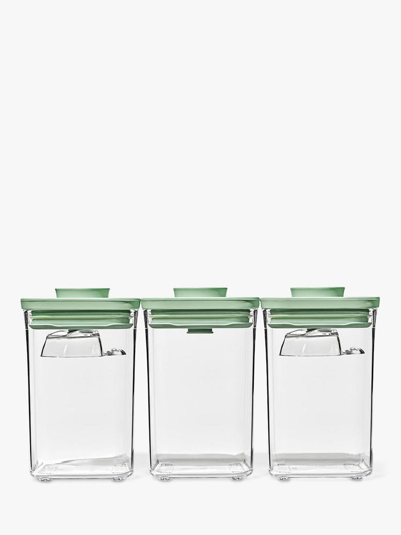 OXO POP storage containers set of 3 1L (British brand)