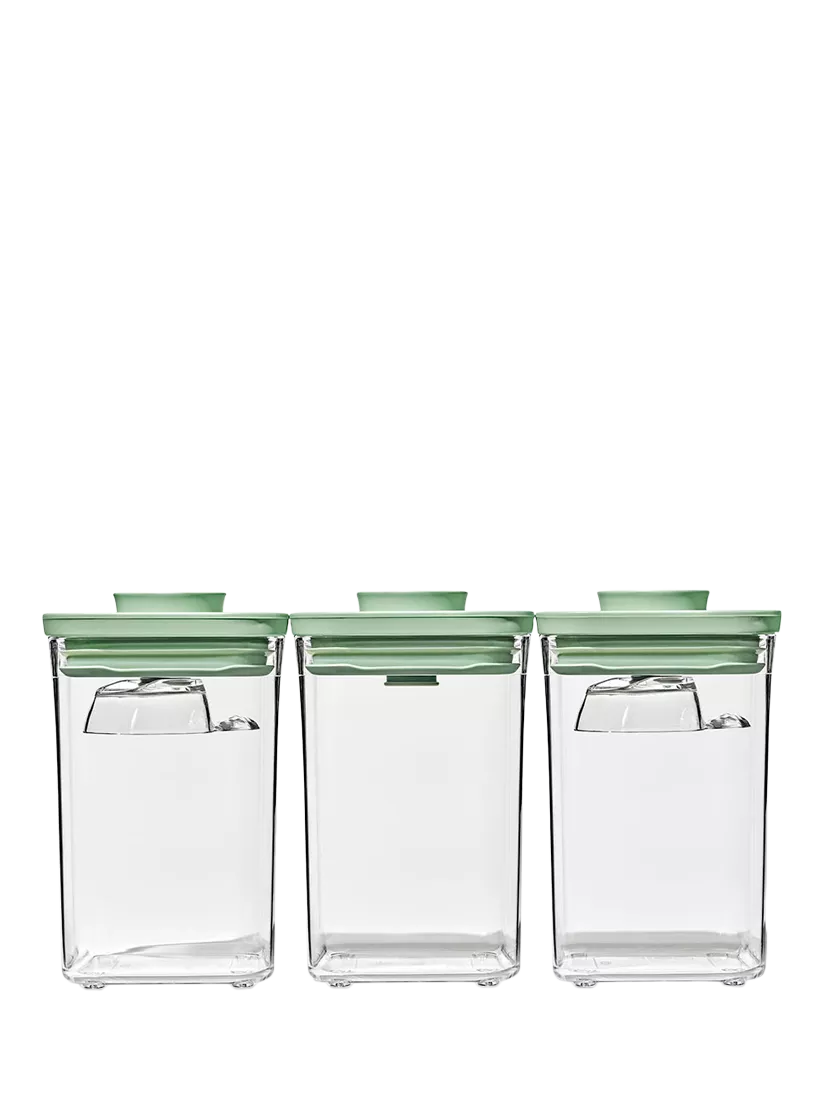 OXO POP storage containers set of 3 1L (British brand)