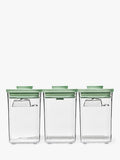 OXO POP storage containers set of 3 1L (British brand)