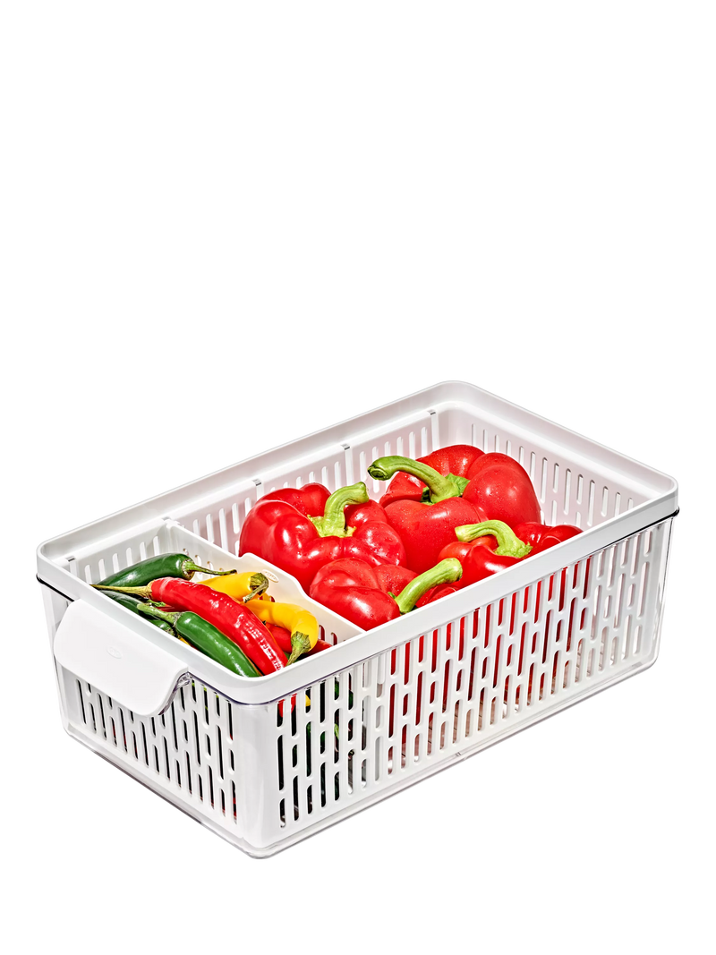 OXO Medium Produce Saver fridge storage bin, UK version