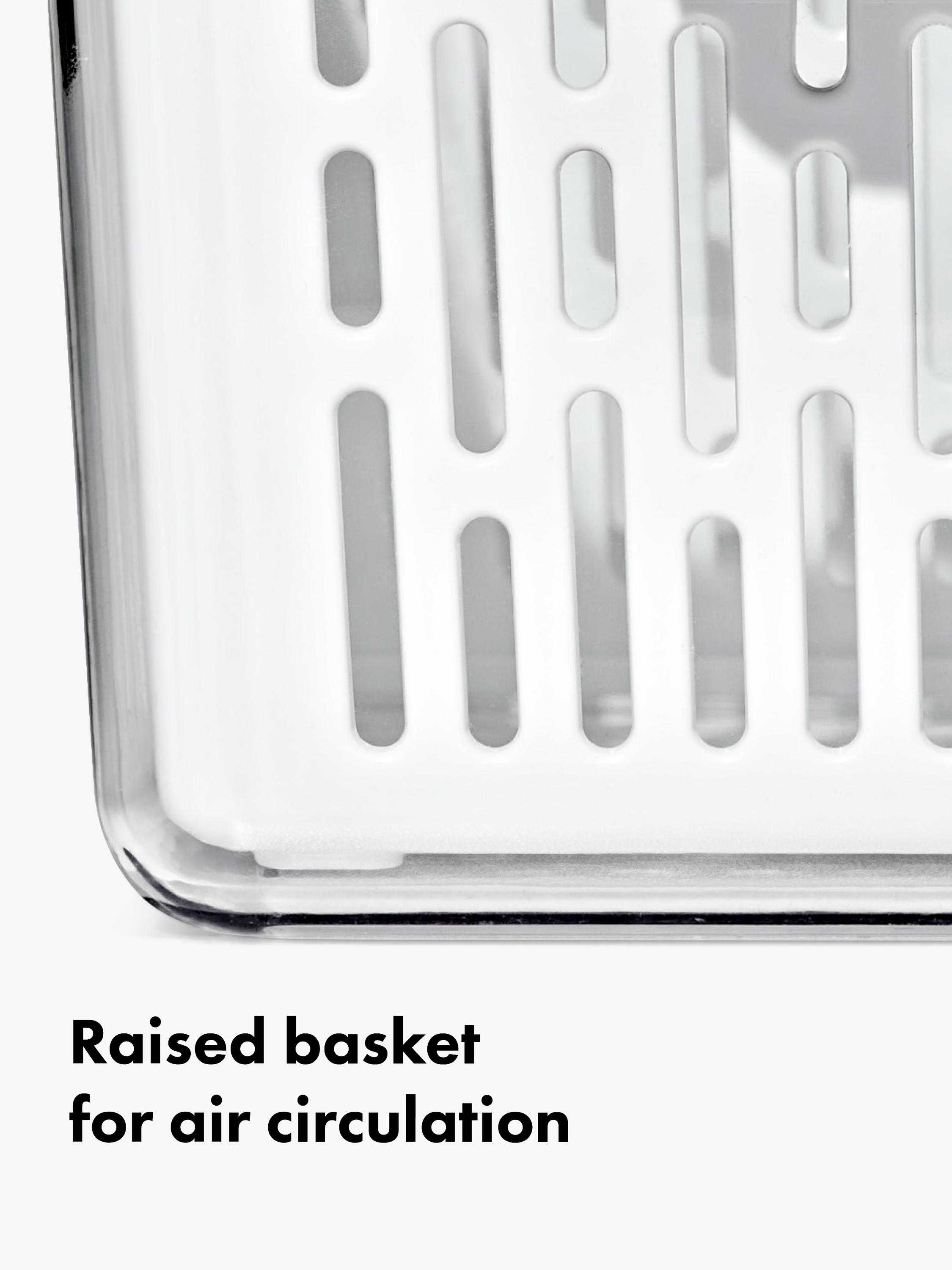 OXO Medium Produce Saver fridge storage bin, UK version