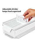 OXO Medium Produce Saver fridge storage bin, UK version