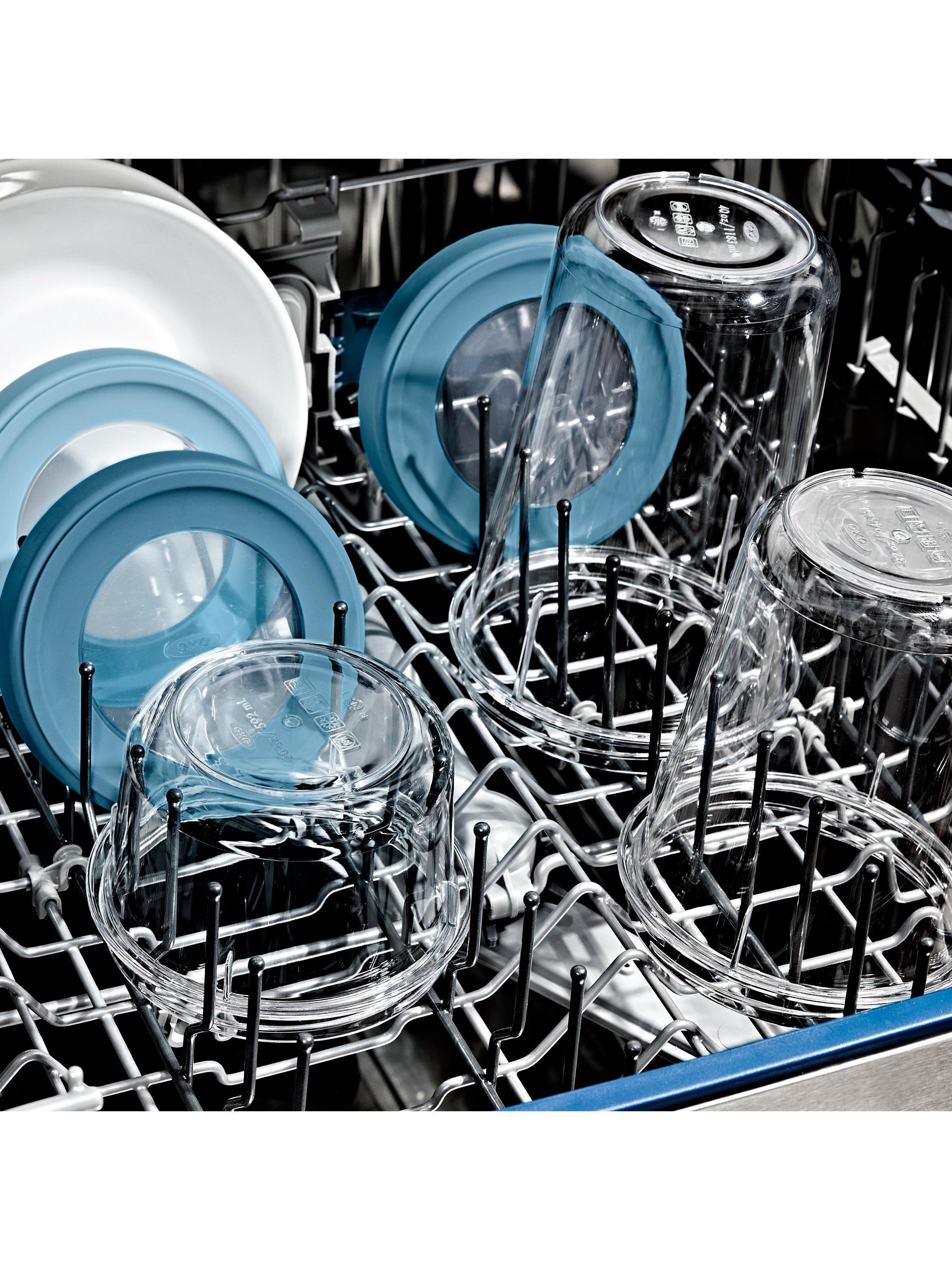 OXO Good Grips Twist & Stack storage container set 550ml blue clear (British brand)