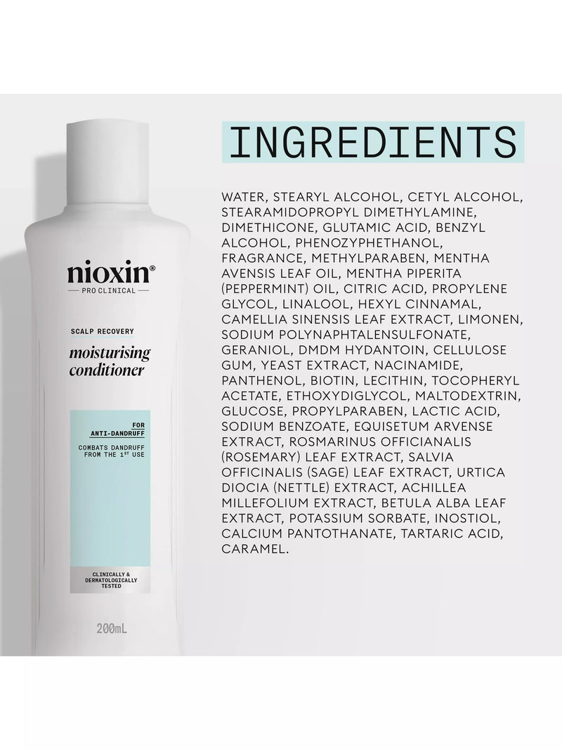 Nioxin Scalp Conditioner for Sensitive Scalp 200ml, imported from the UK