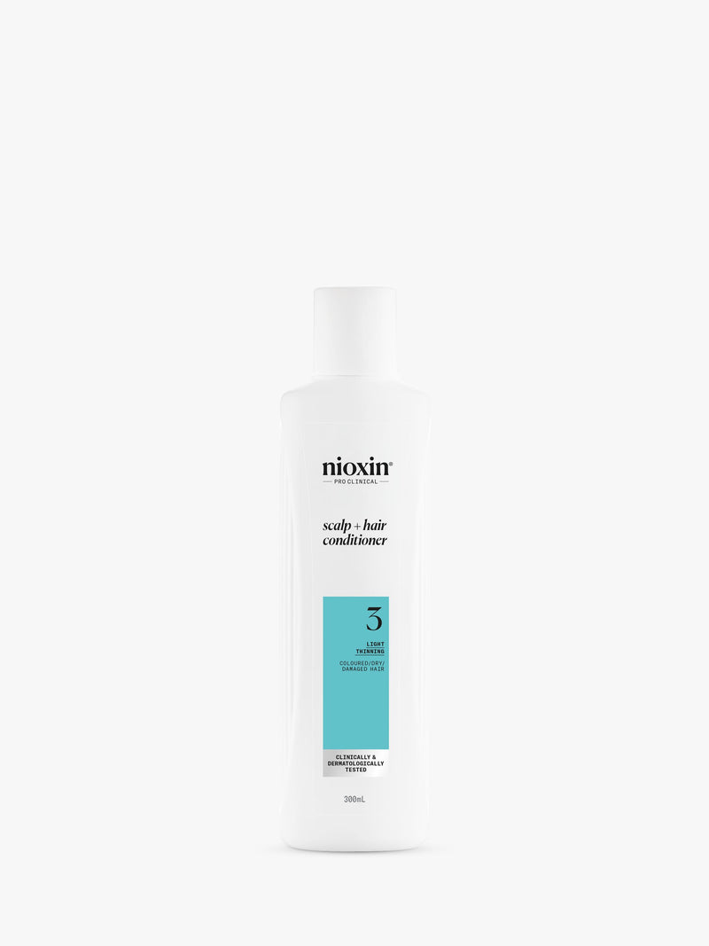 Nioxin hair conditioner for coloured, dry, damaged hair with light thinning, imported from the UK