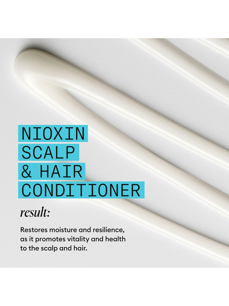 Nioxin hair conditioner for coloured, dry, damaged hair with light thinning, imported from the UK
