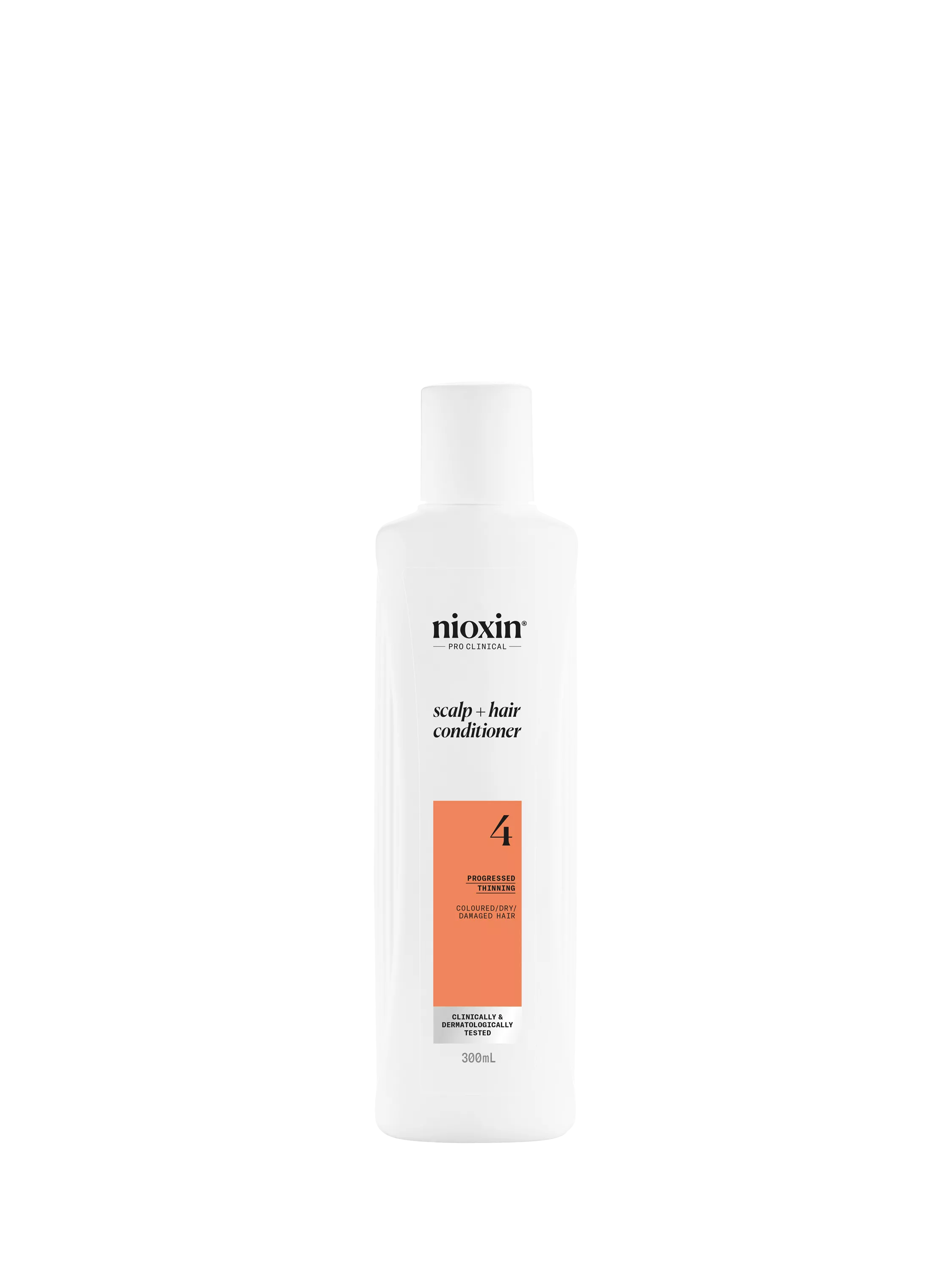 Nioxin scalp and hair thickening conditioner for coloured or dry damaged hair with progressed thinning, 300ml, imported from the UK