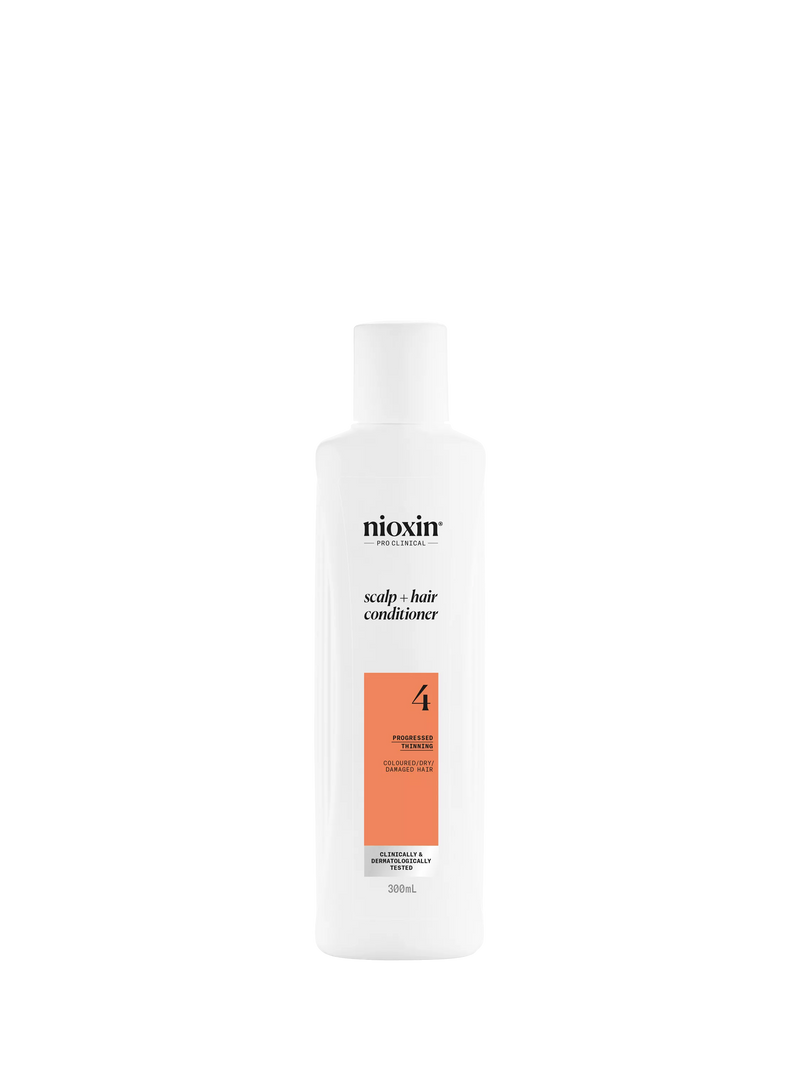 Nioxin scalp and hair thickening conditioner for coloured or dry damaged hair with progressed thinning, 300ml, imported from the UK