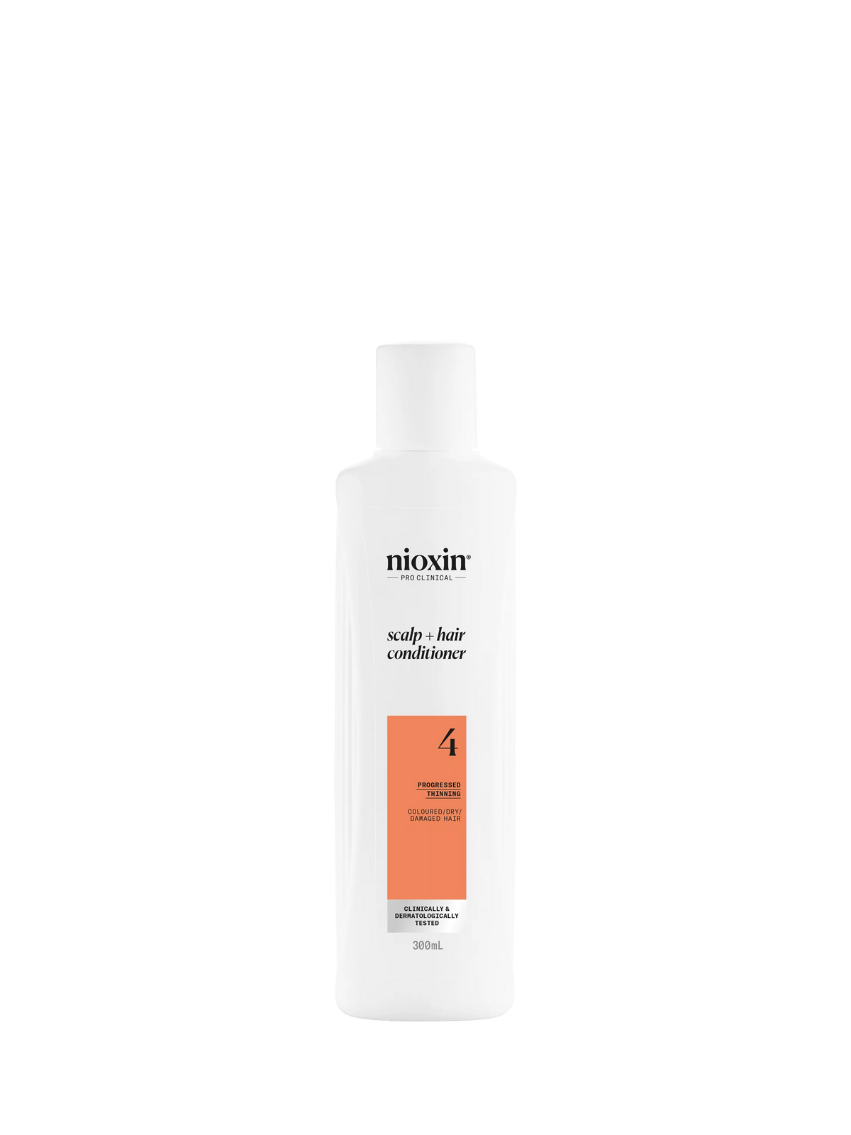 Nioxin scalp and hair thickening conditioner for coloured or dry damaged hair with progressed thinning, 300ml, imported from the UK
