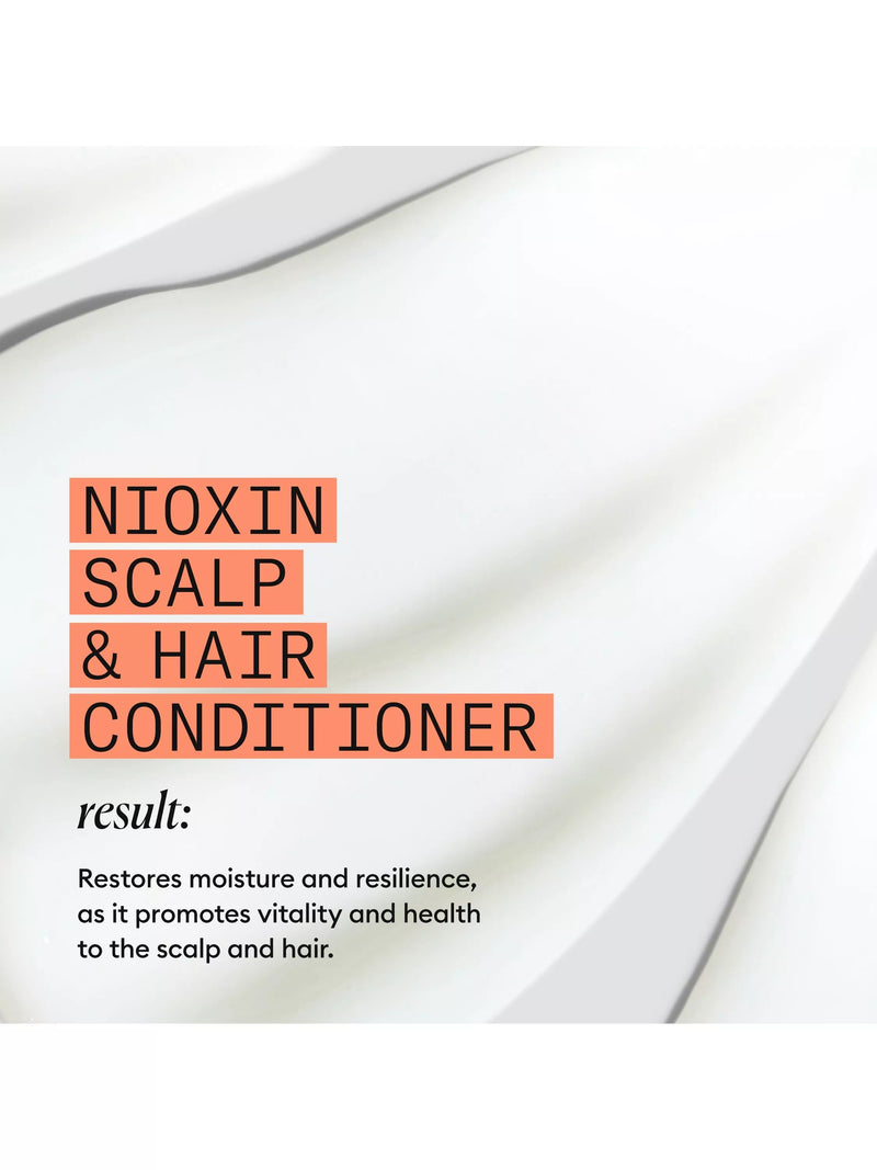 Nioxin scalp and hair thickening conditioner for coloured or dry damaged hair with progressed thinning, 300ml, imported from the UK