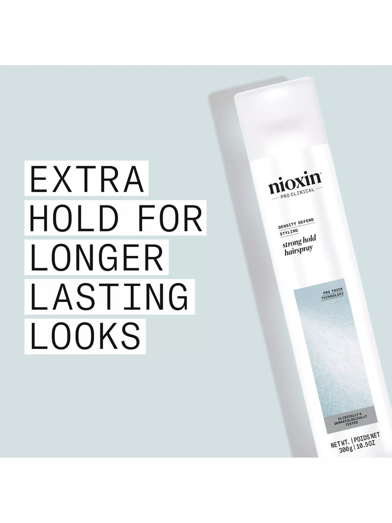 Nioxin Strong Hold hairspray 300ml, UK version