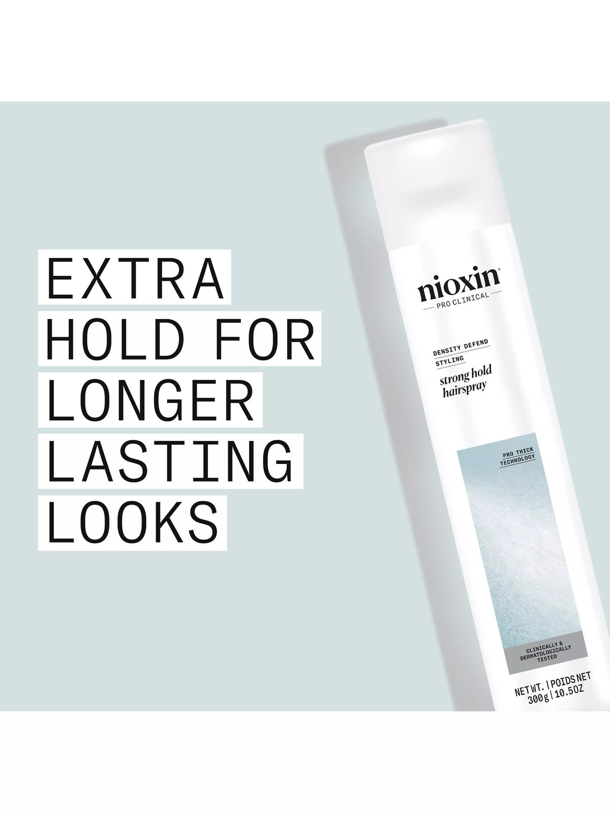 Nioxin Strong Hold hairspray 300ml, UK version