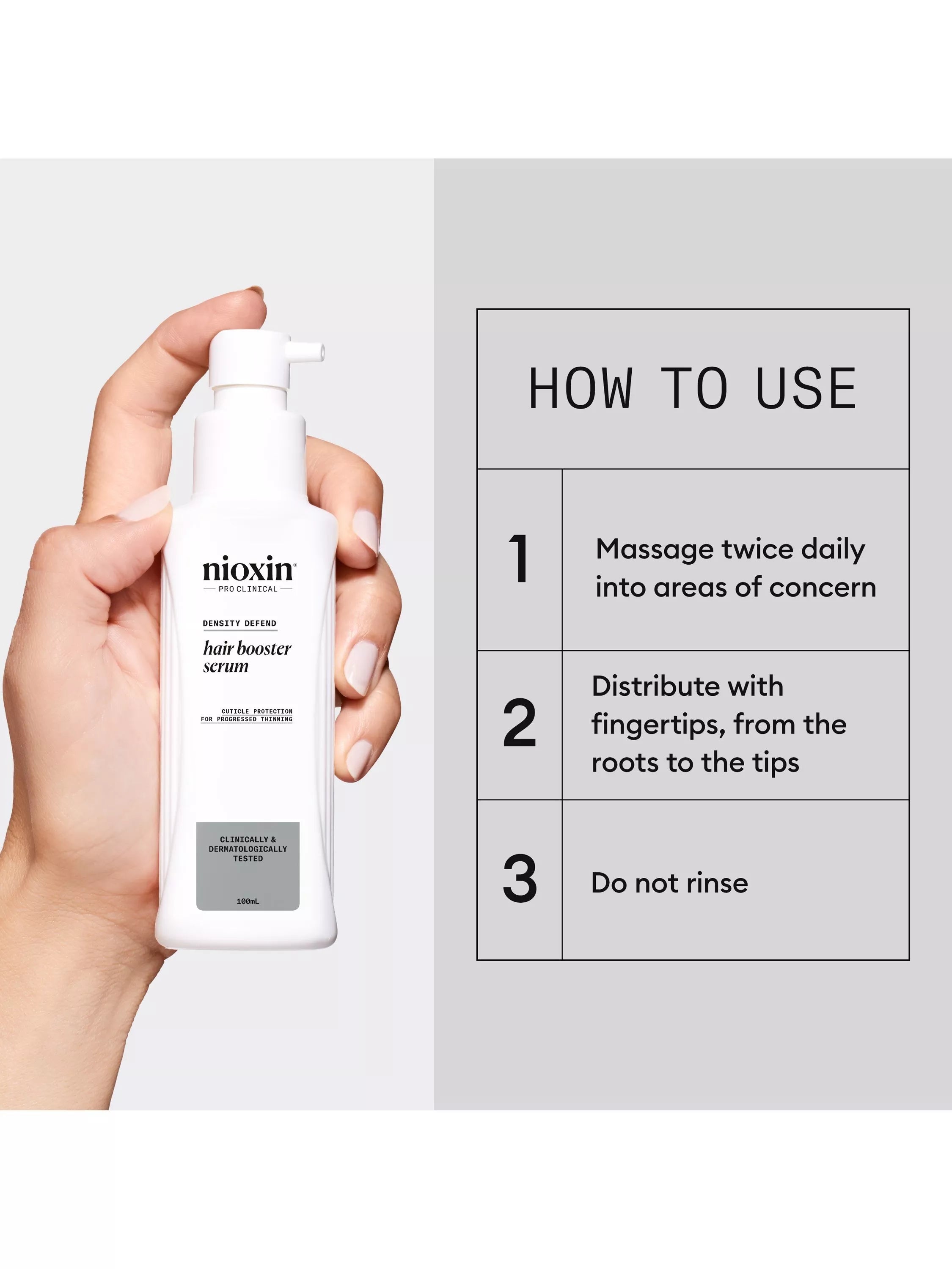 Nioxin Hair Booster Serum Advanced 100ml - British product