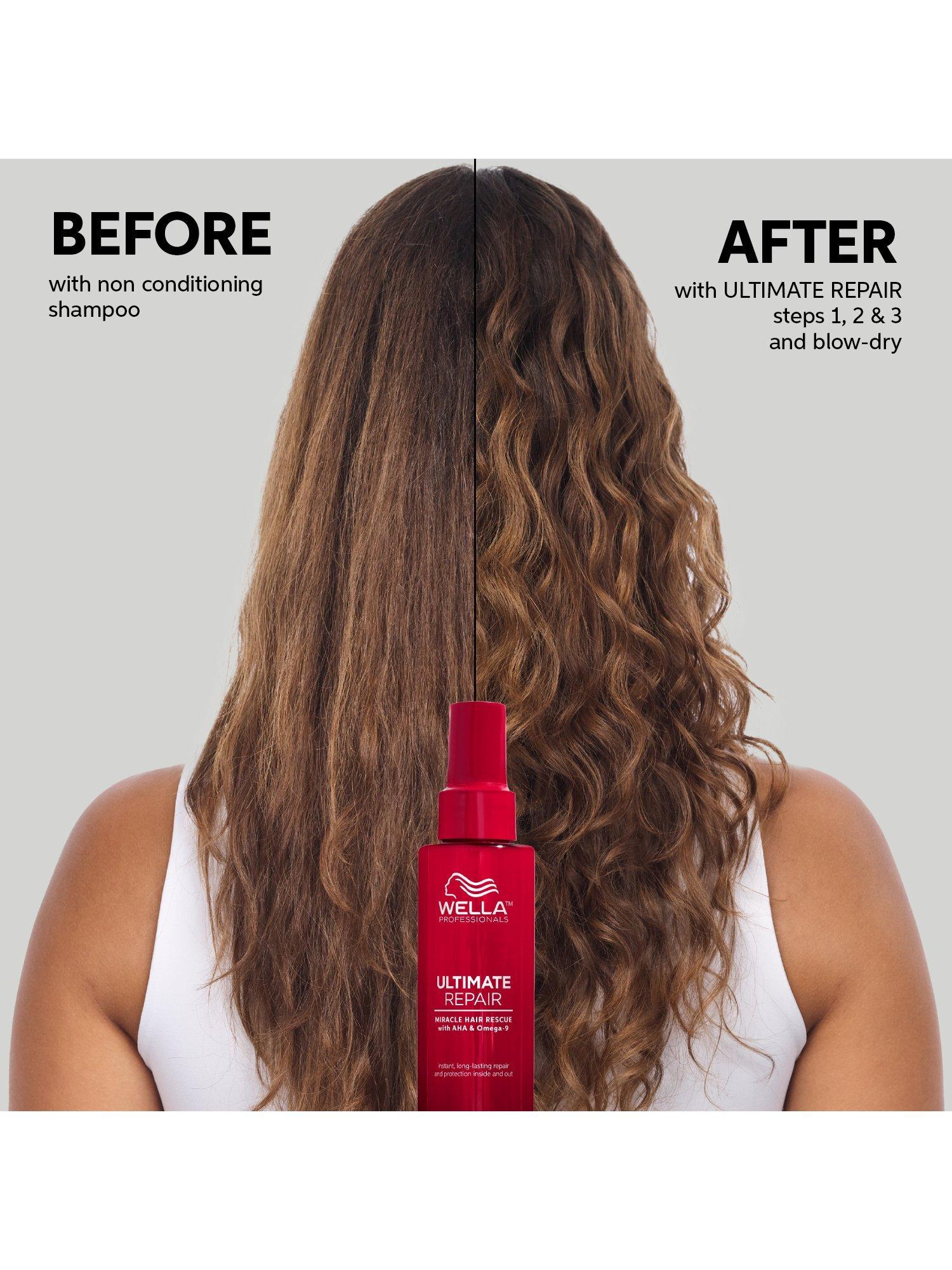 Wella Professionals leave-in hair repair spray with AHA and Omega-9, 30ml (British brand)