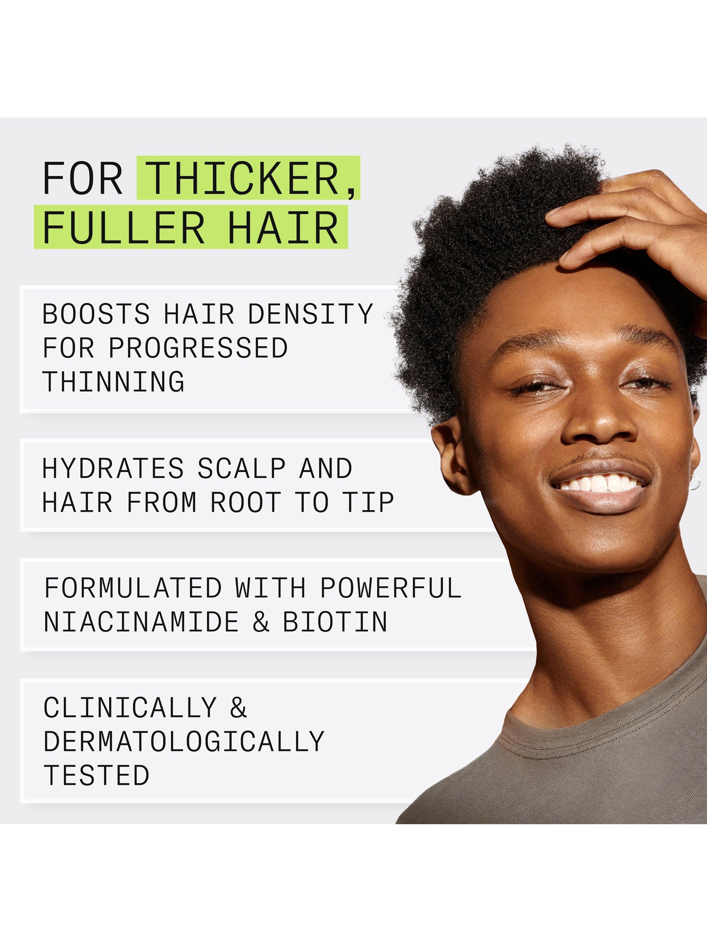 Nioxin scalp and hair thickening treatment for natural hair with progressed thinning, 100ml, imported from the UK