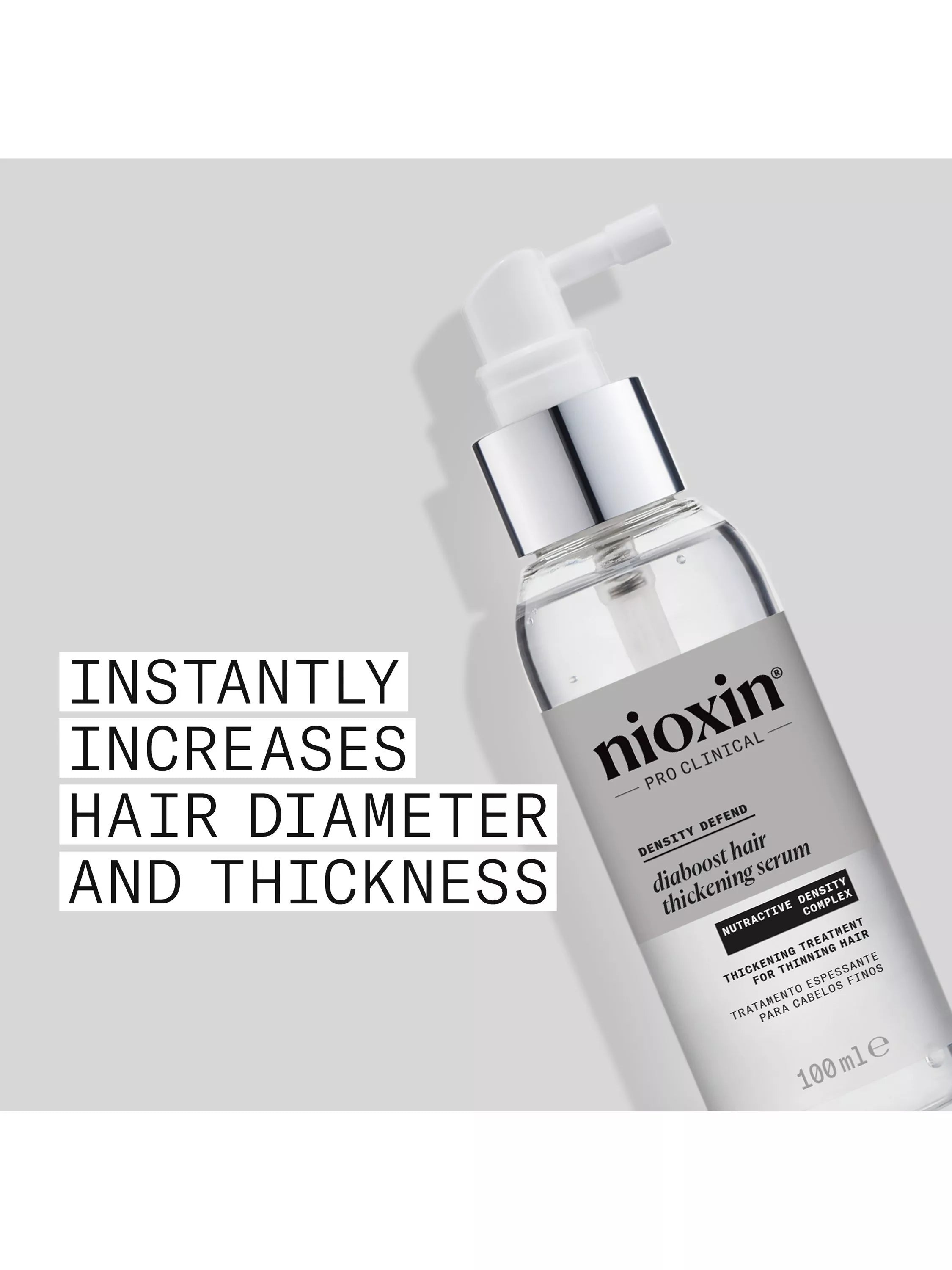 Nioxin Diaboost hair thickening serum 100ml, imported from the UK