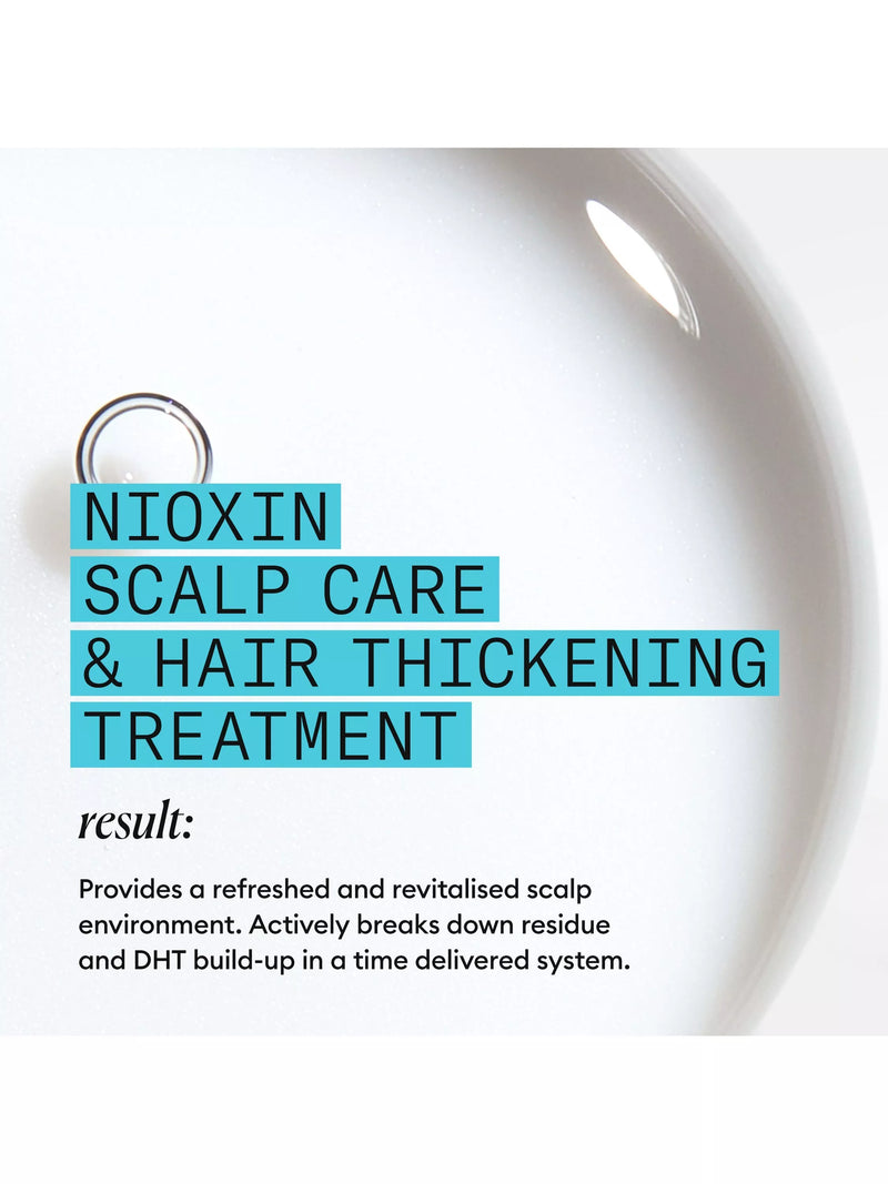 Nioxin hair thickening serum for coloured or dry damaged hair with light thinning 100ml, imported from the UK
