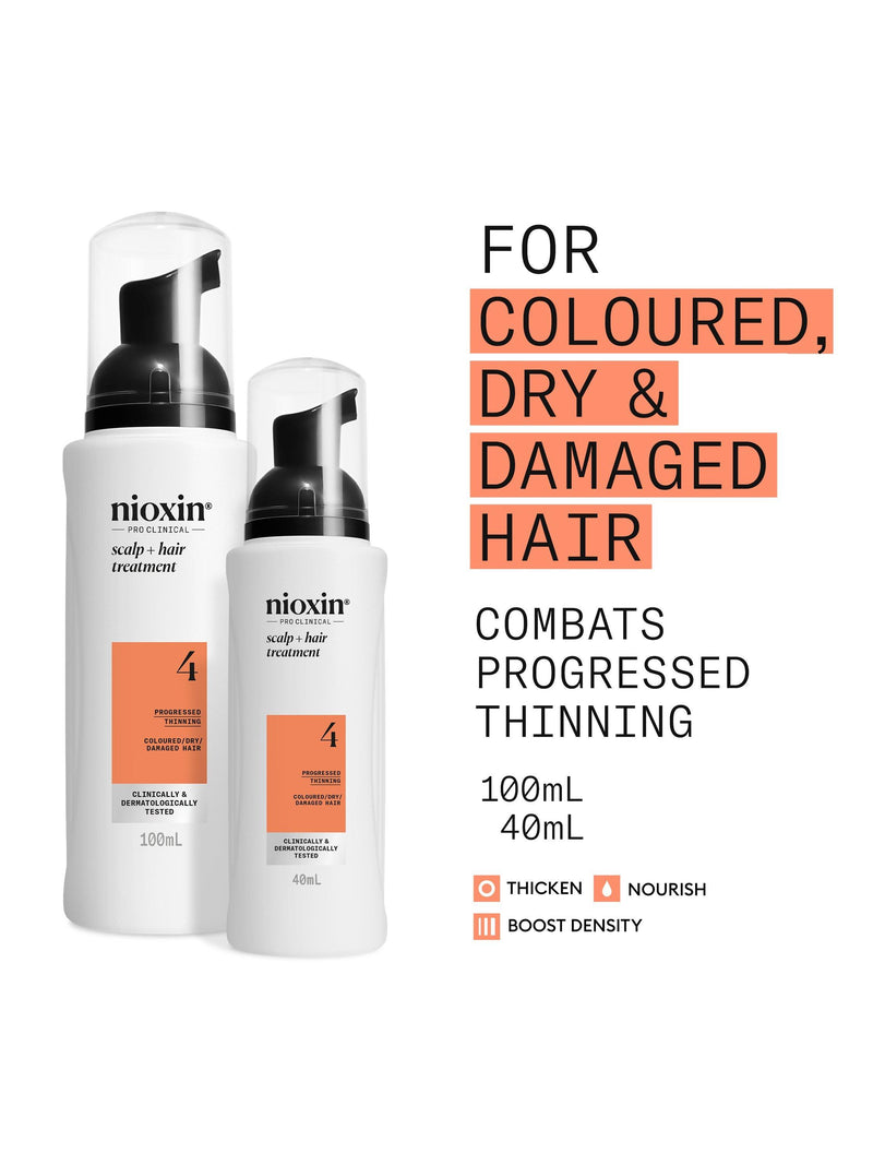 Nioxin System 4 scalp thickening treatment serum 100ml, imported from the UK