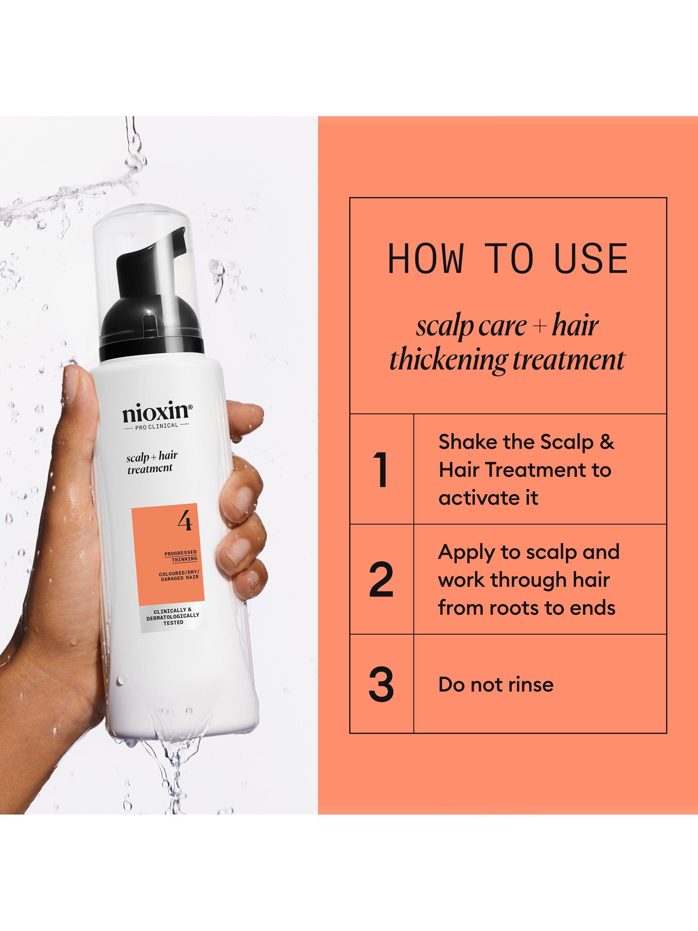 Nioxin System 4 scalp thickening treatment serum 100ml, imported from the UK