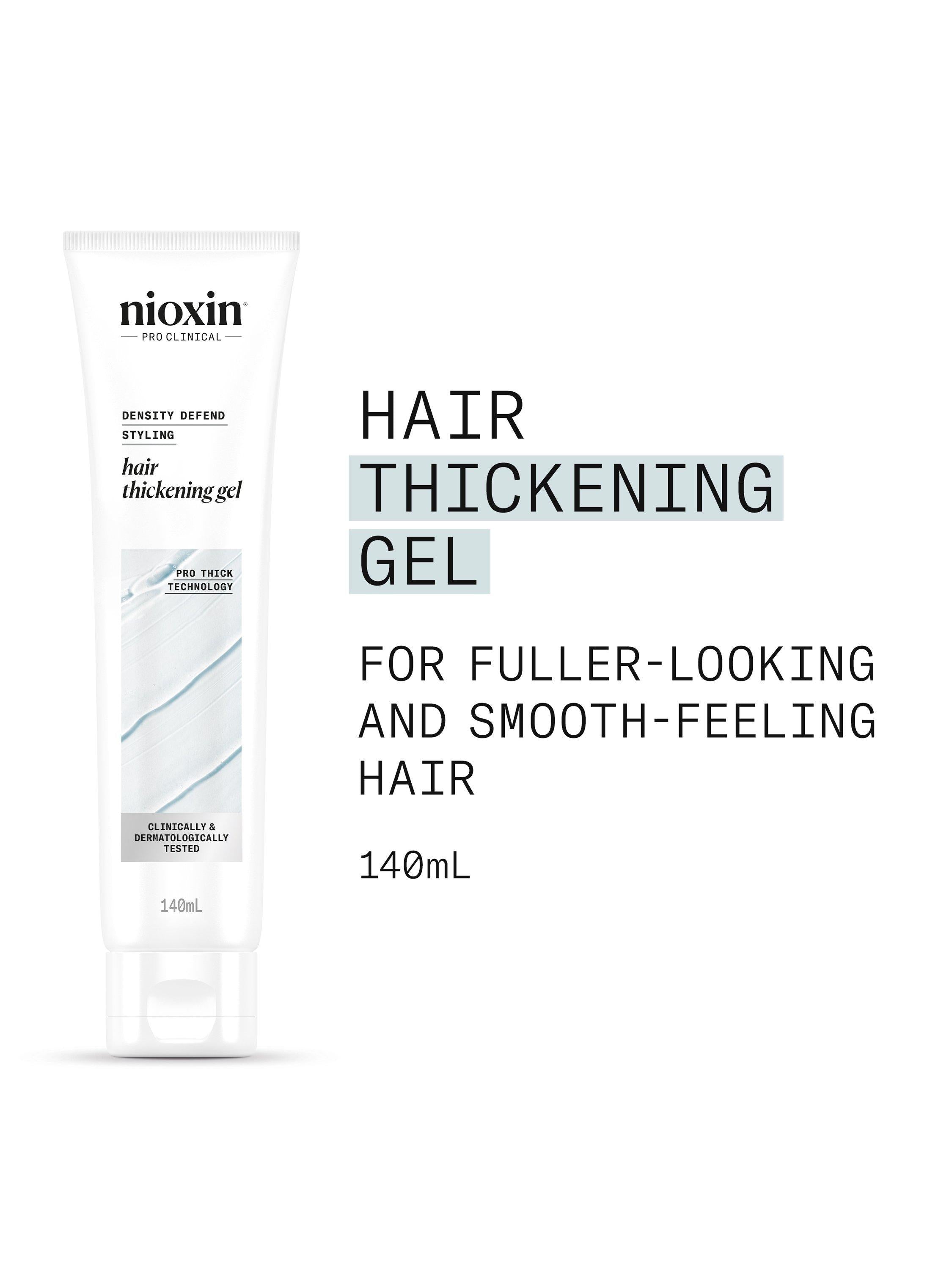 Nioxin hair thickening gel 140ml, imported from the UK