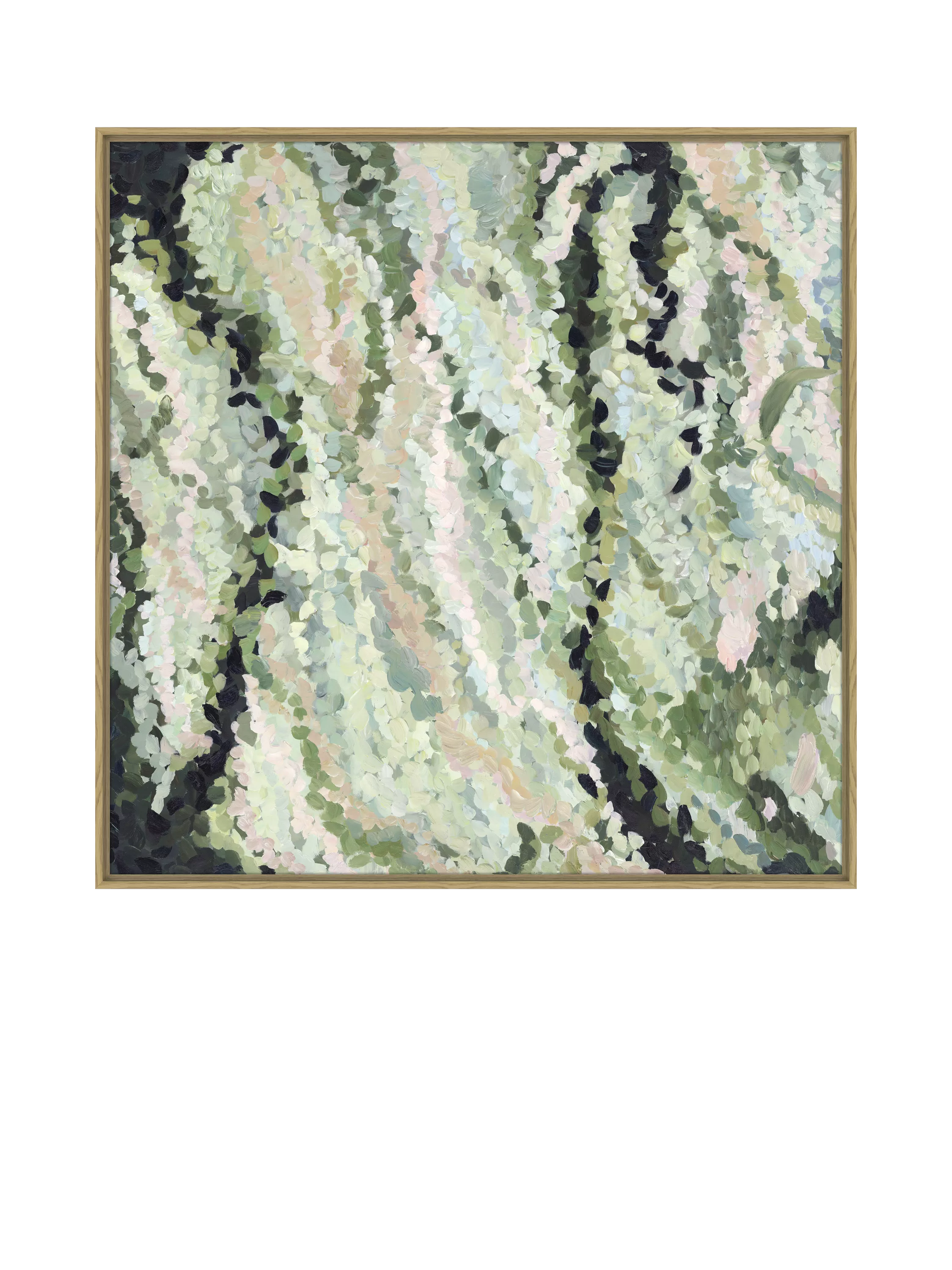 John Lewis Nature's Heart framed canvas print 104x104cm (British brand)