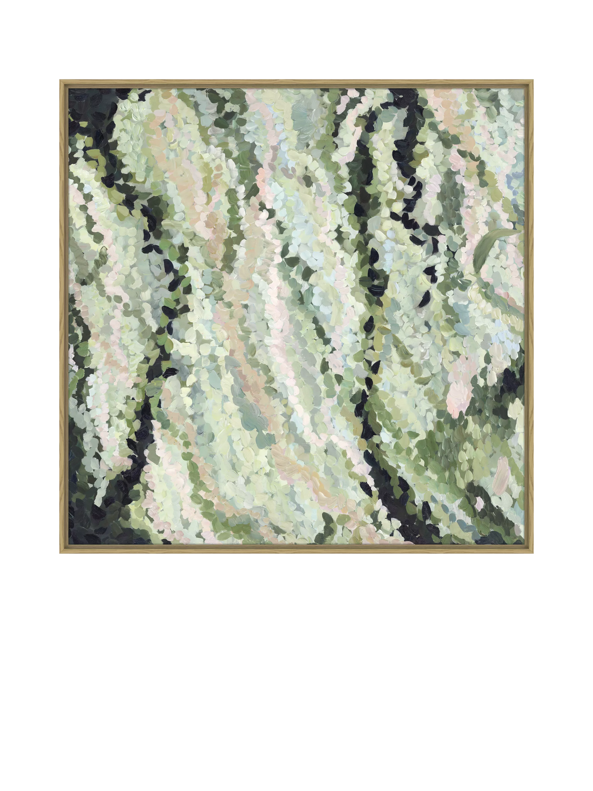 John Lewis Nature's Heart framed canvas print 104x104cm (British brand)