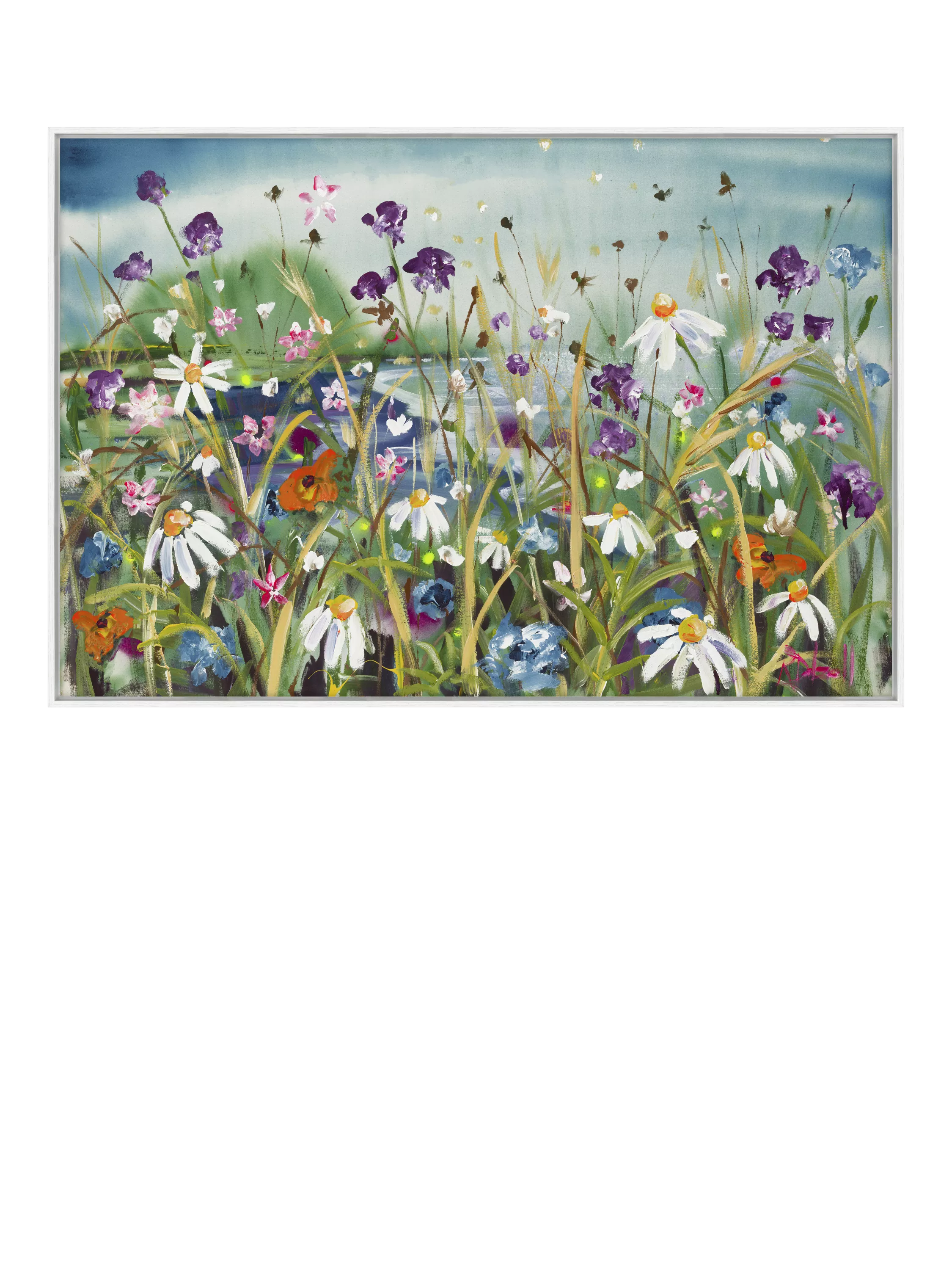 John Lewis canvas print Wandering the Coastal Path 83x124cm, imported from the UK
