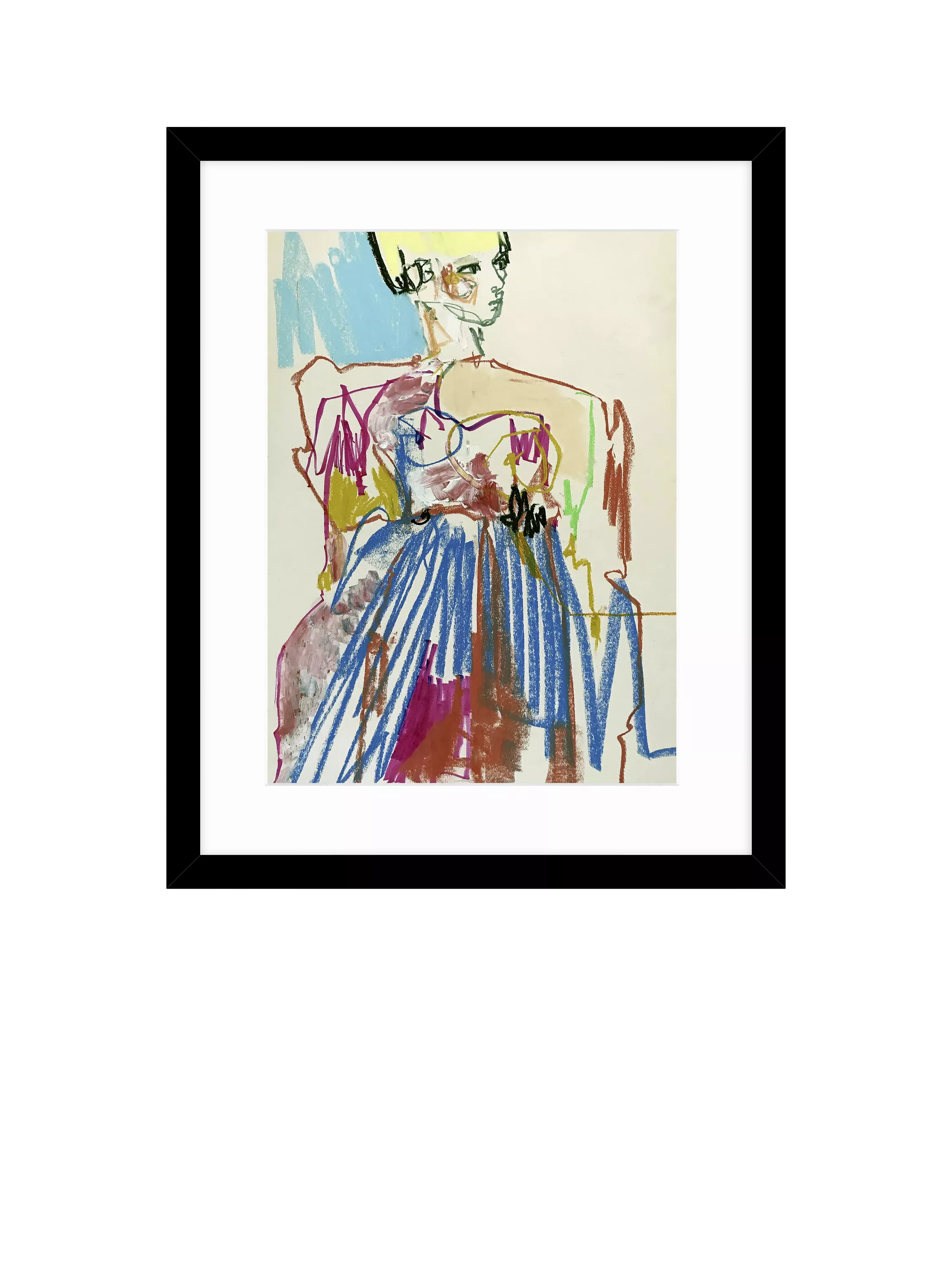 John Lewis Tony Green Camille framed print 53.5x43.5cm, imported from the UK