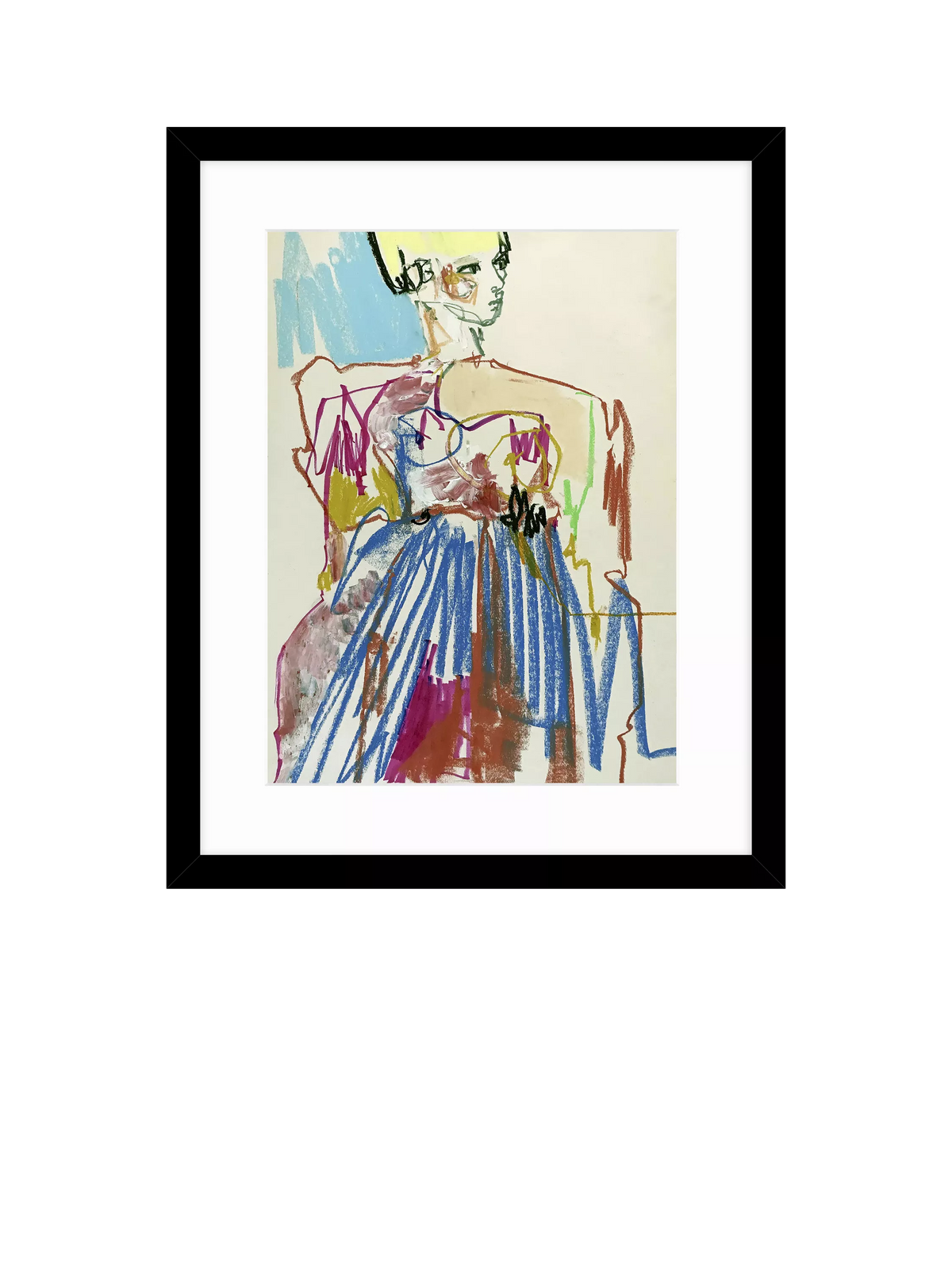 John Lewis Tony Green Camille framed print 53.5x43.5cm, imported from the UK