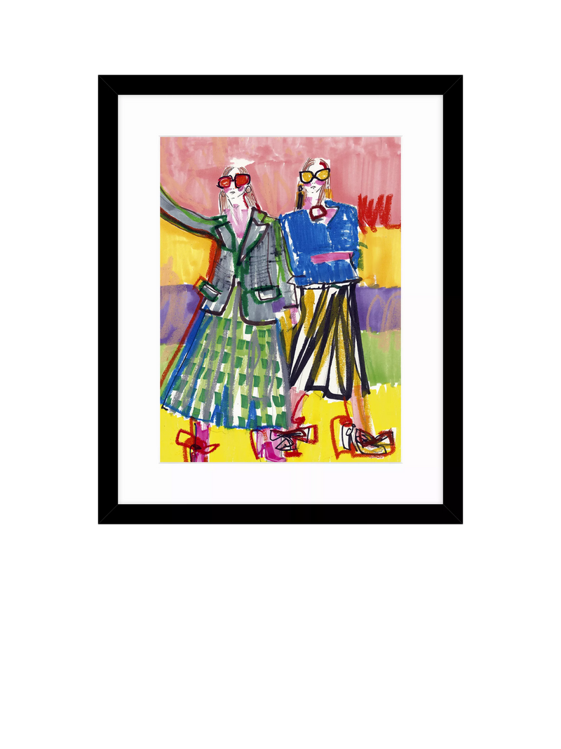 John Lewis Tony Green Gialux framed print 53.5x43.5cm, imported from the UK
