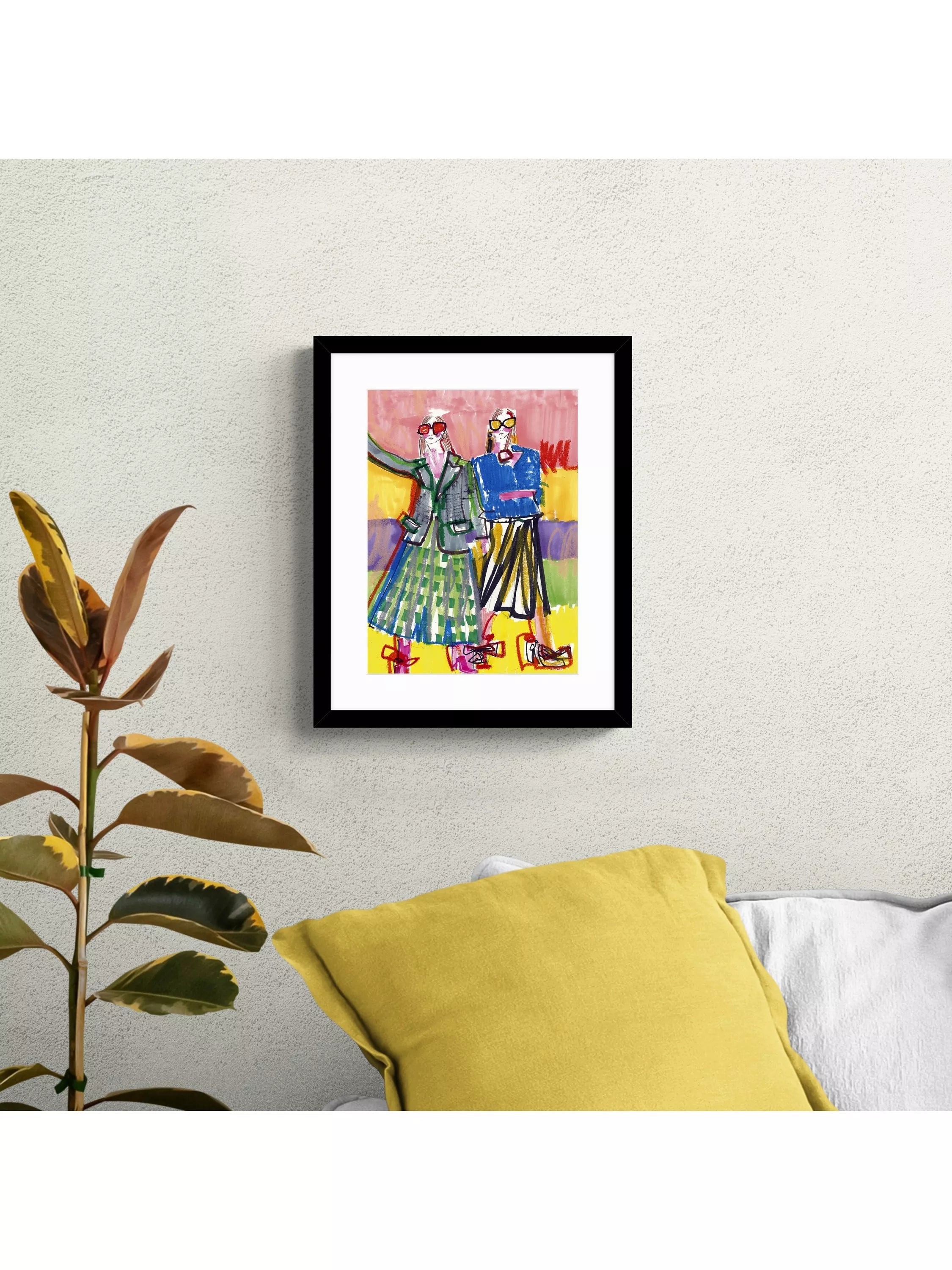 John Lewis Tony Green Gialux framed print 53.5x43.5cm, imported from the UK