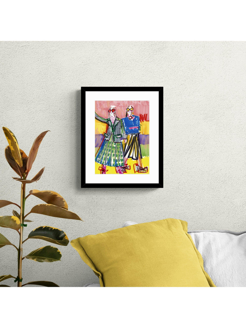 John Lewis Tony Green Gialux framed print 53.5x43.5cm, imported from the UK