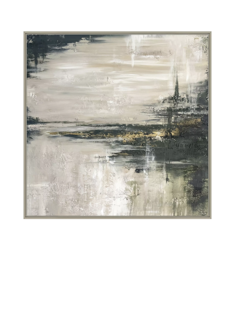 John Lewis Yharnna Emerald canvas print 104cm, imported from the UK