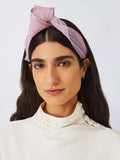John Lewis Avery Knotted Headband Fascinator, Light Pink